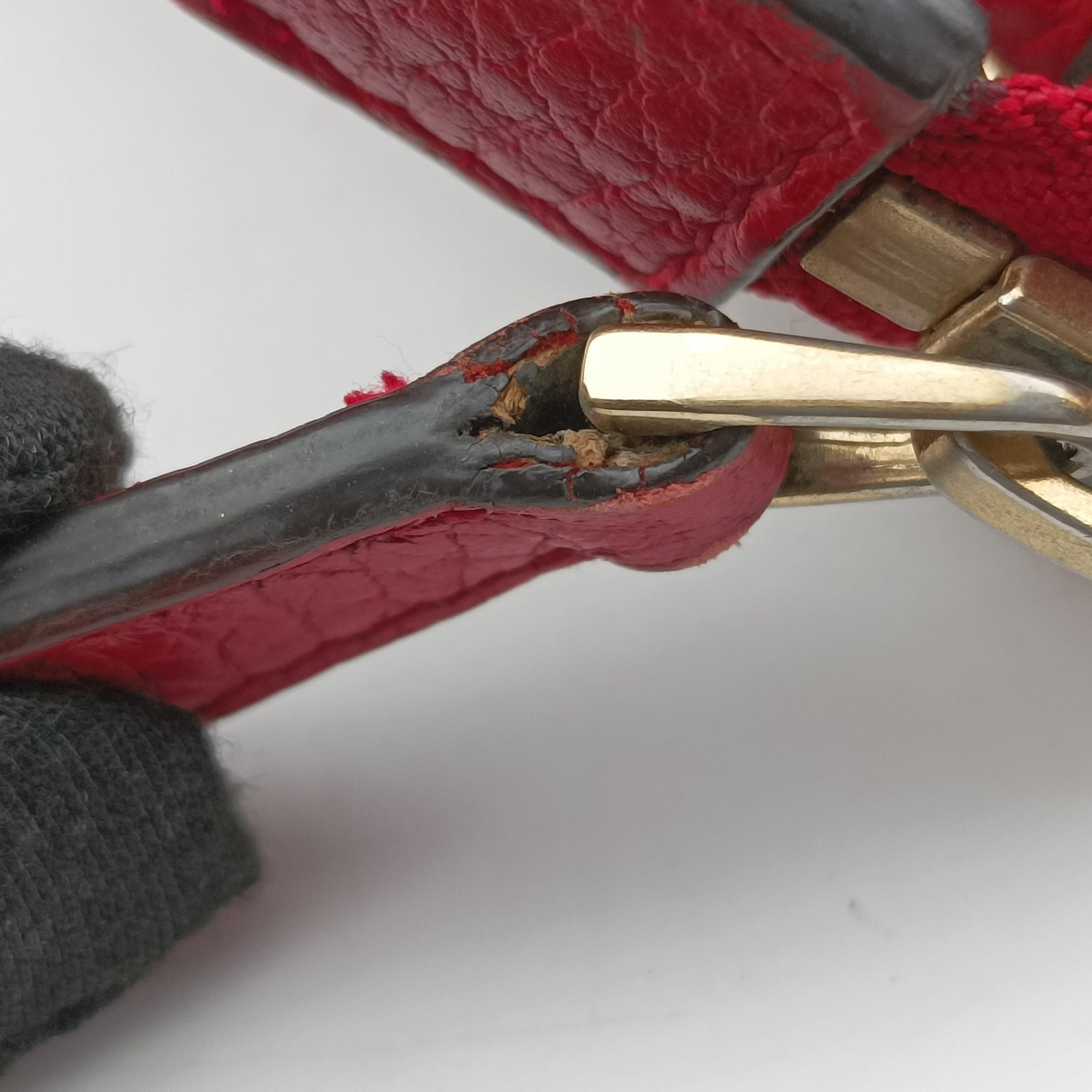 Dome Large GG Charm Red Leather 449660 C021251445ドーム ラージ GG チャーム レッド レザー 449660 C021251445