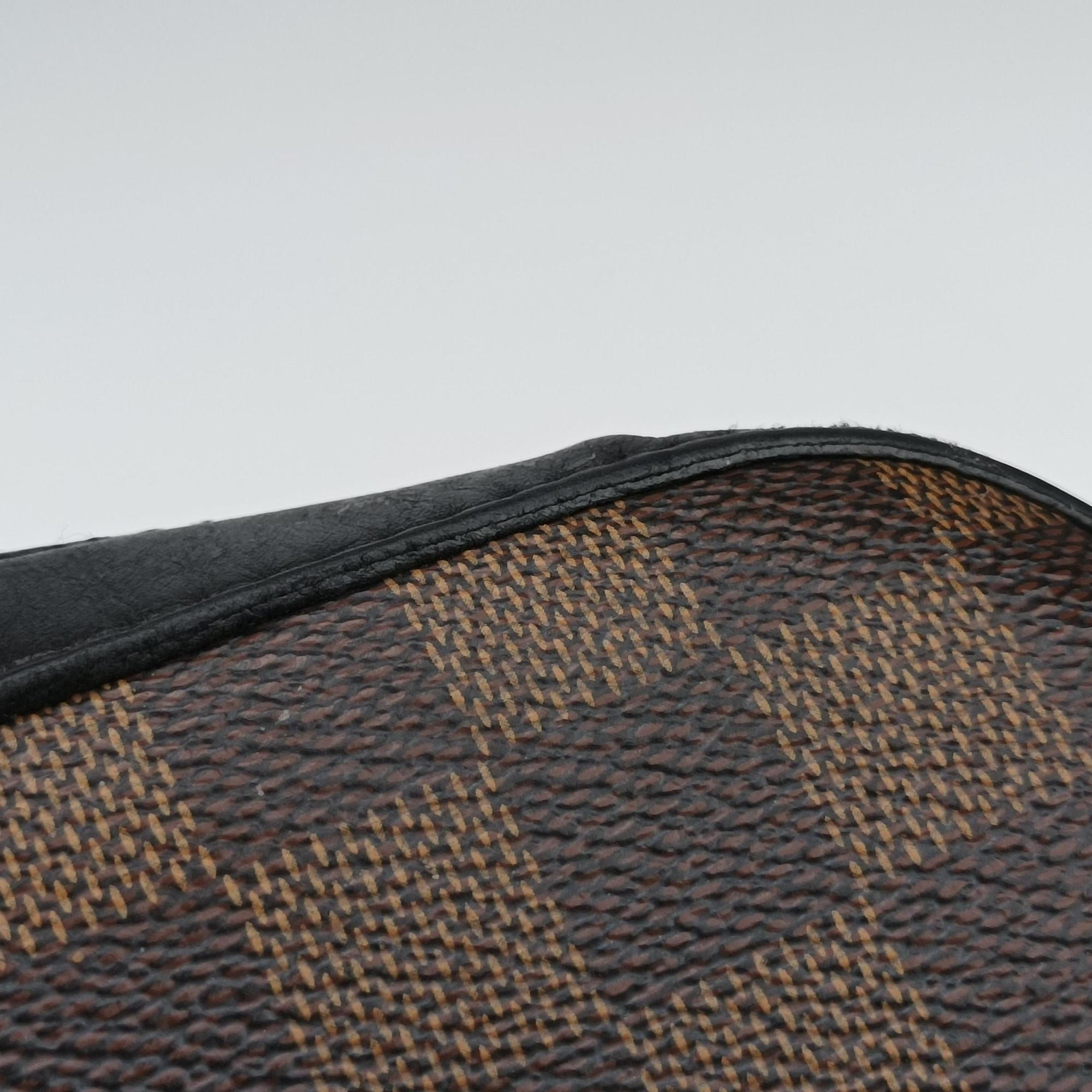 SANTA MONICA EBENE×Noir Damier Canvas×Leather N40189 CA4138サンタモニカ エベヌ×ノワール ダミエキャンバス×レザー N40189 CA4138