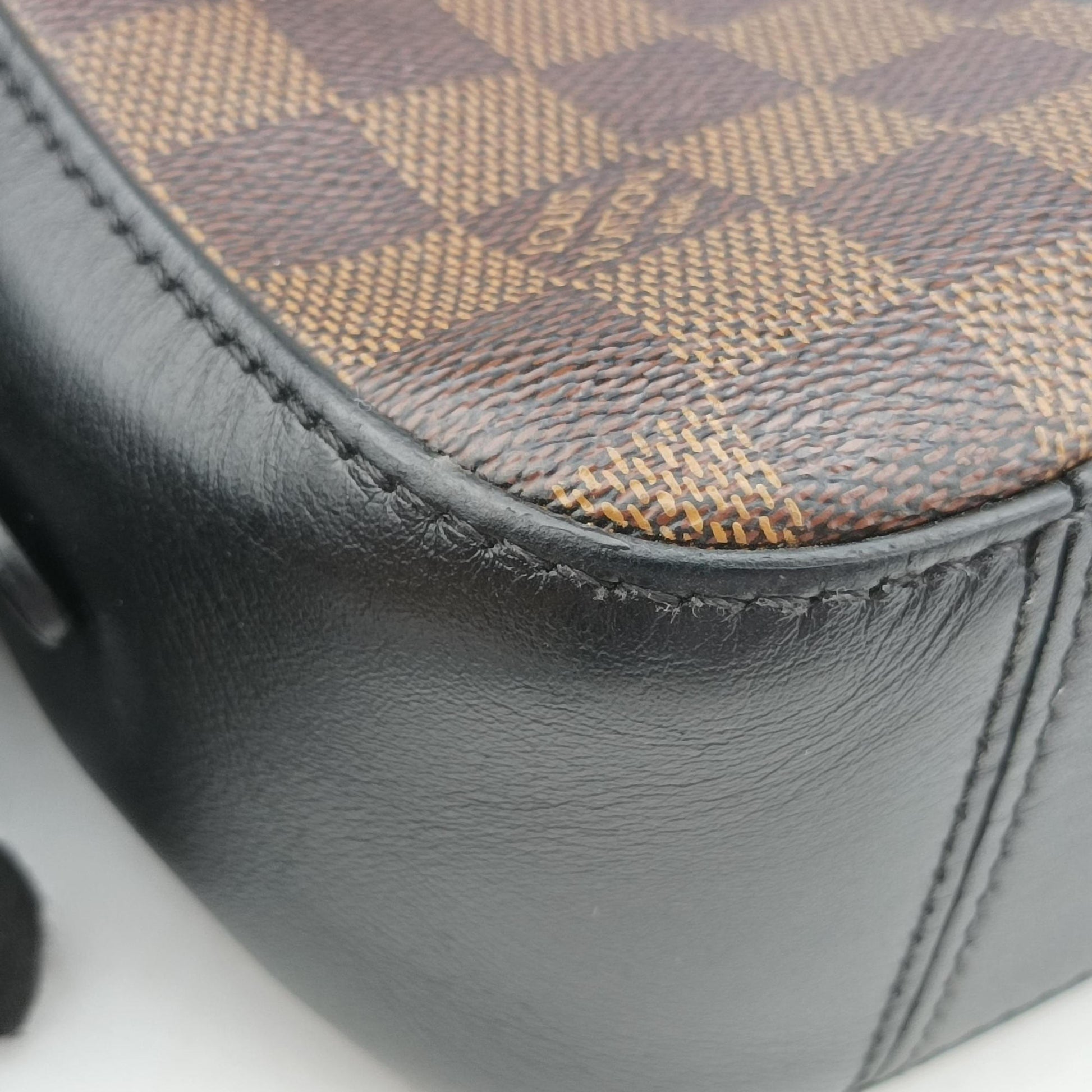SANTA MONICA EBENE×Noir Damier Canvas×Leather N40189 CA4138サンタモニカ エベヌ×ノワール ダミエキャンバス×レザー N40189 CA4138