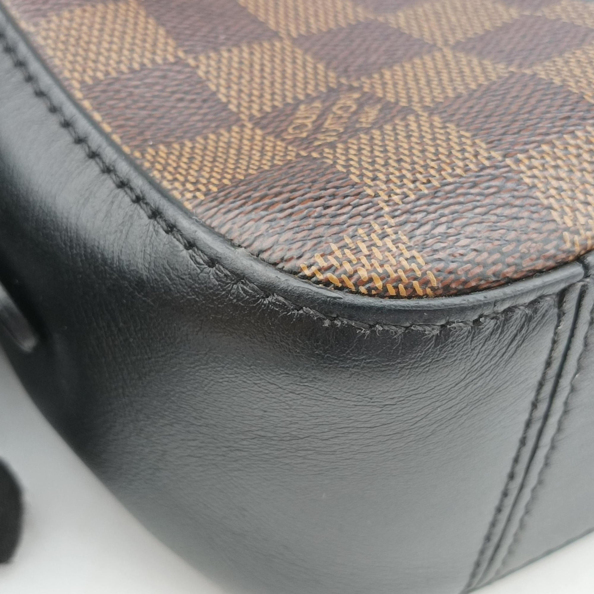 SANTA MONICA EBENE×Noir Damier Canvas×Leather N40189 CA4138サンタモニカ エベヌ×ノワール ダミエキャンバス×レザー N40189 CA4138