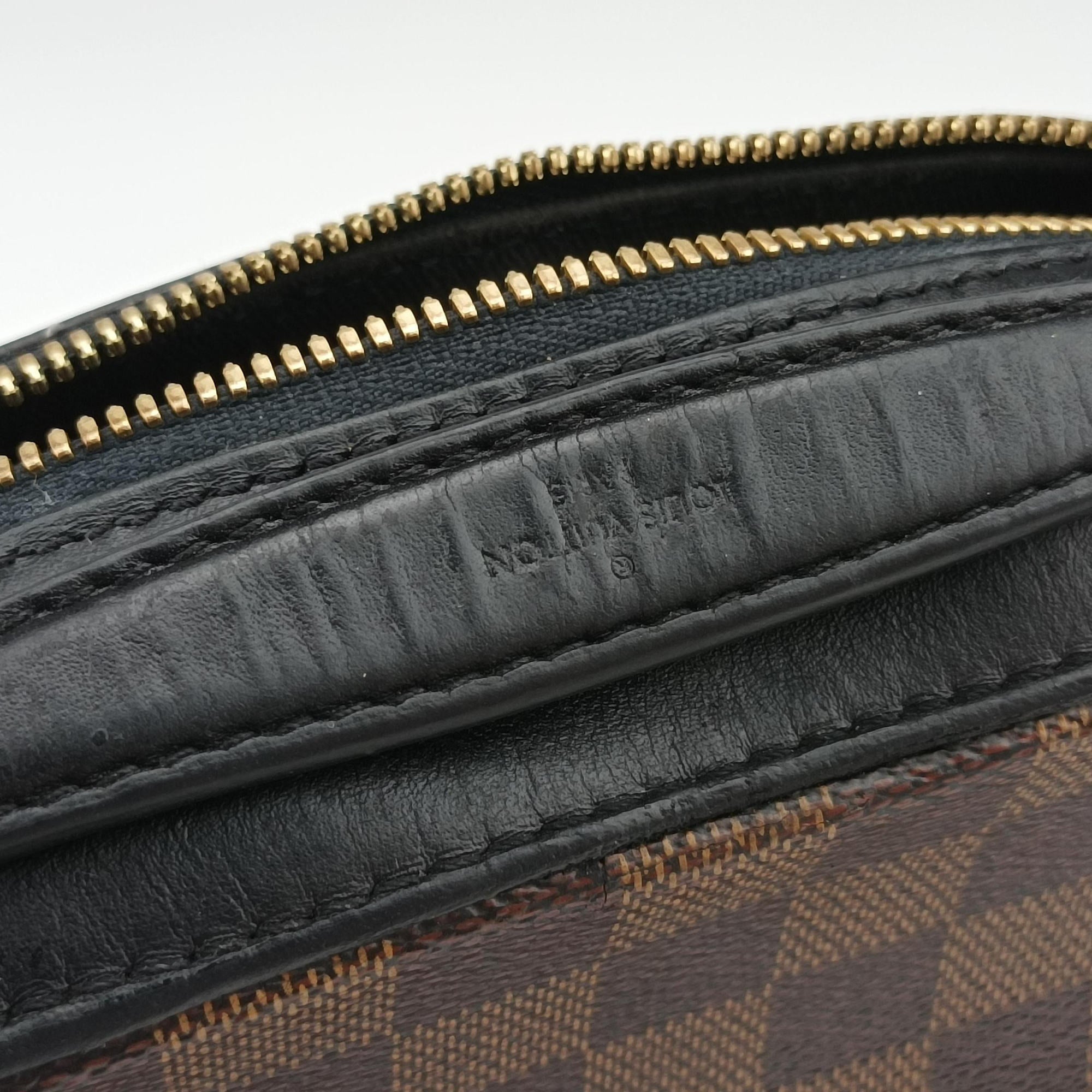 SANTA MONICA EBENE×Noir Damier Canvas×Leather N40189 CA4138サンタモニカ エベヌ×ノワール ダミエキャンバス×レザー N40189 CA4138