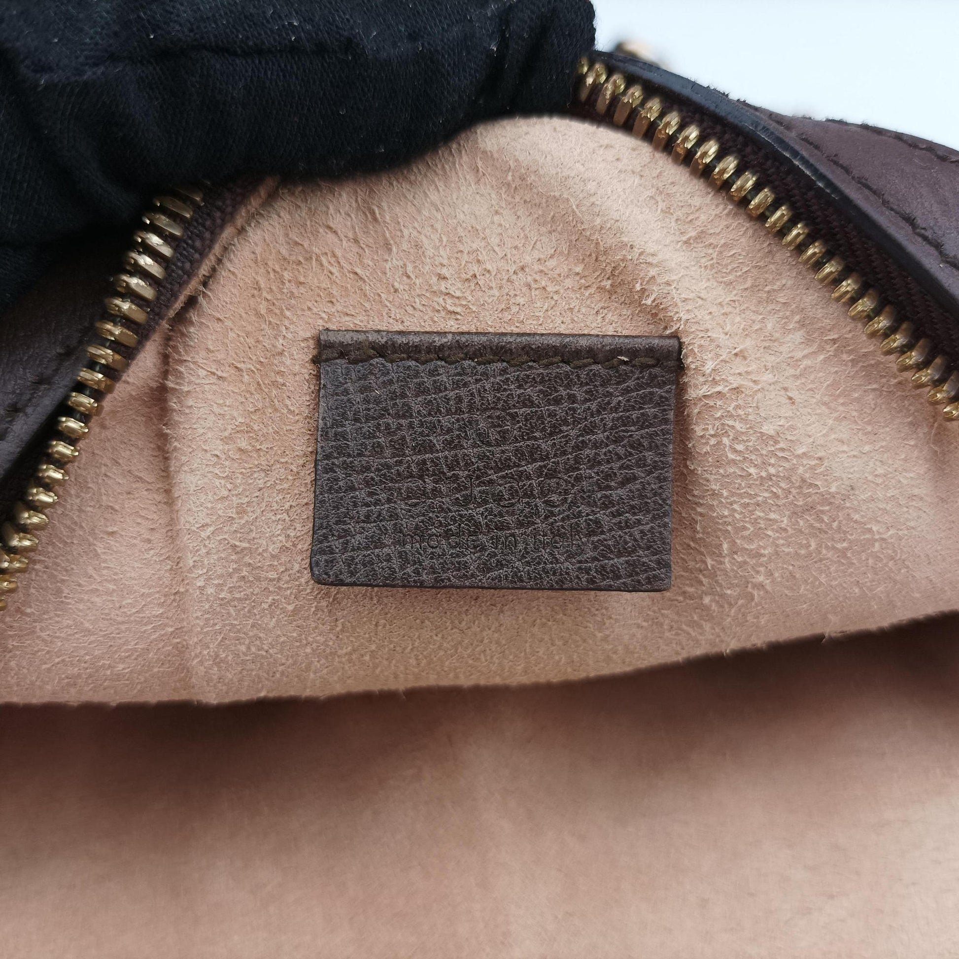 Ophidia Brown×beige PVC coated canvas×Leather 550618 H031329050オフィディア ブラウン×ベージュ PVCコーティングキャンバス×レザー 550618 H031329050