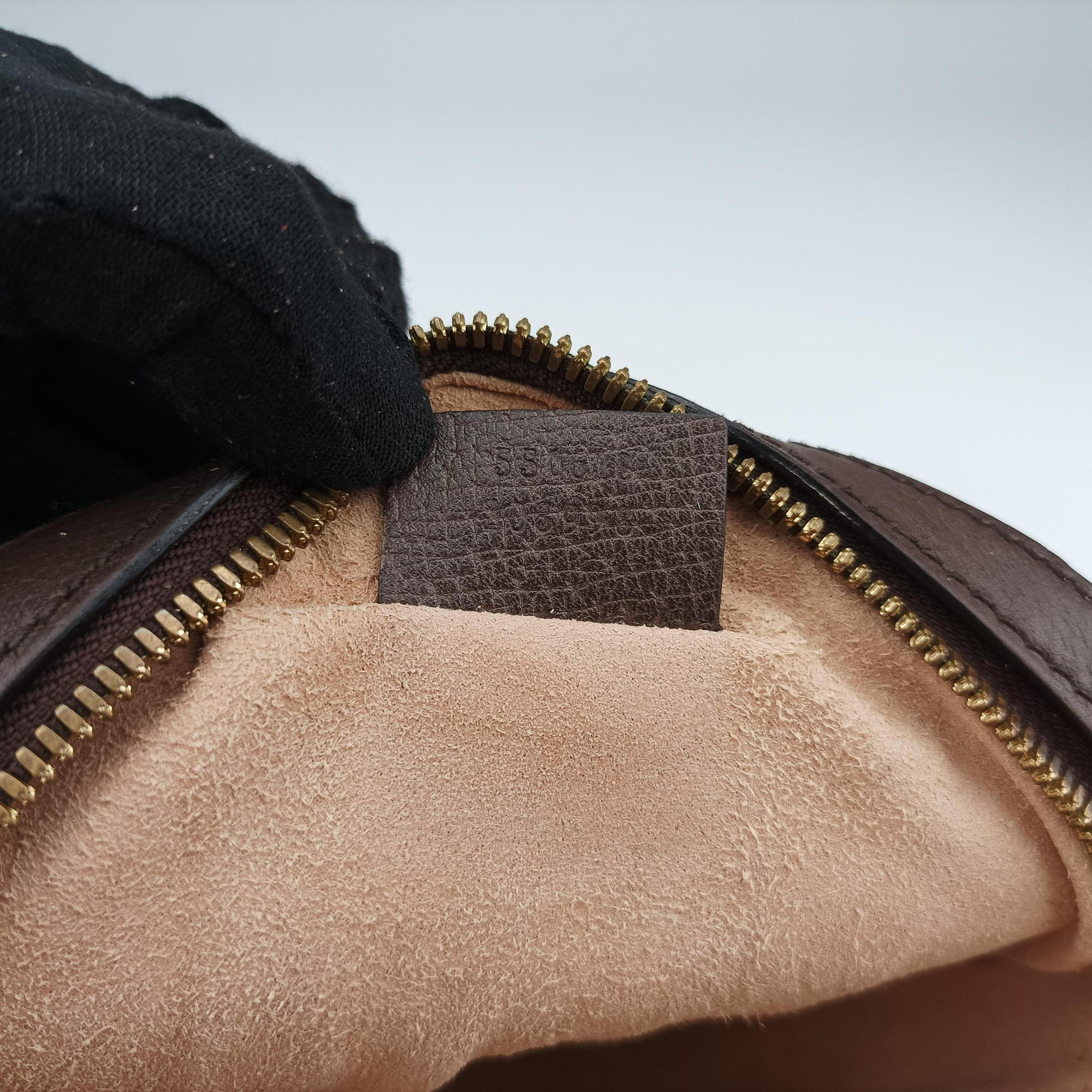 Ophidia Brown×beige PVC coated canvas×Leather 550618 H031329050オフィディア ブラウン×ベージュ PVCコーティングキャンバス×レザー 550618 H031329050
