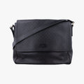 Guccissima Messenger Black Leather 223665 A011389922グッチッシマ メッセンジャー ブラック レザー 223665 A011389922