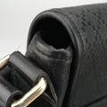 Guccissima Messenger Black Leather 223665 A011389922グッチッシマ メッセンジャー ブラック レザー 223665 A011389922