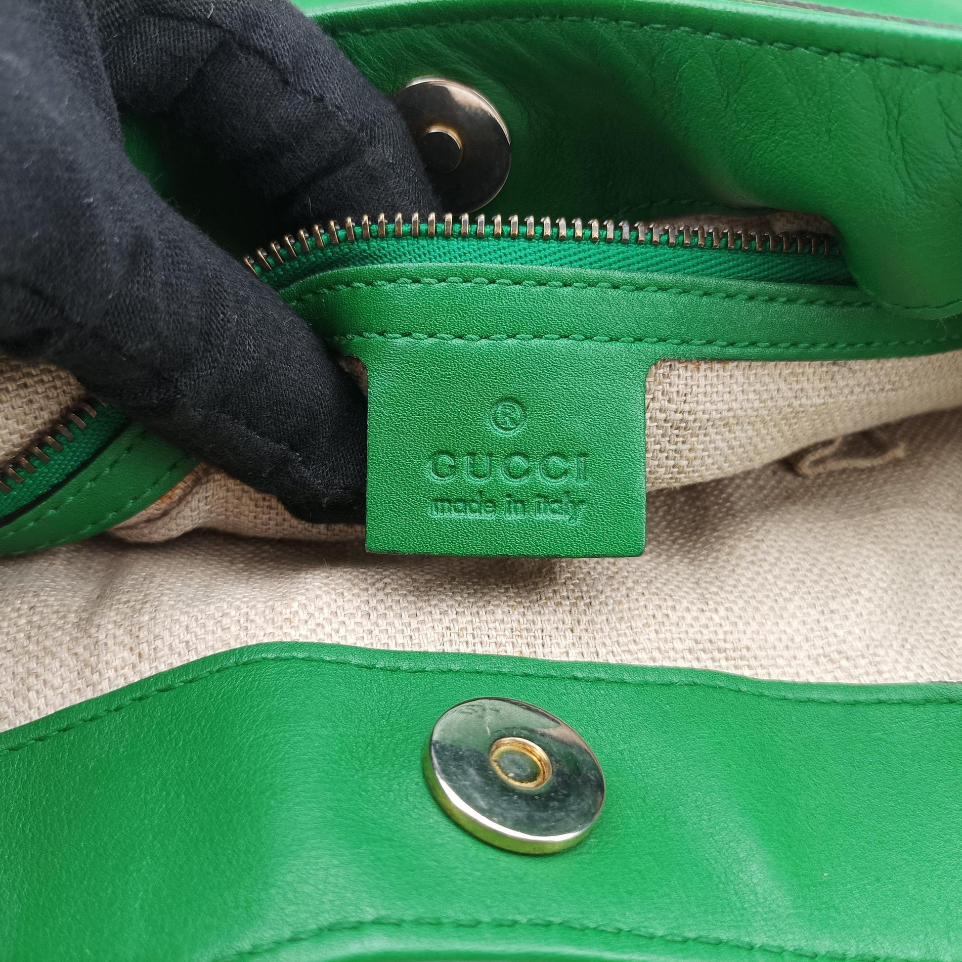 Large 1970 Green Leather 290682 C011631059ラージ 1970 グリーン レザー 290682 C011631059