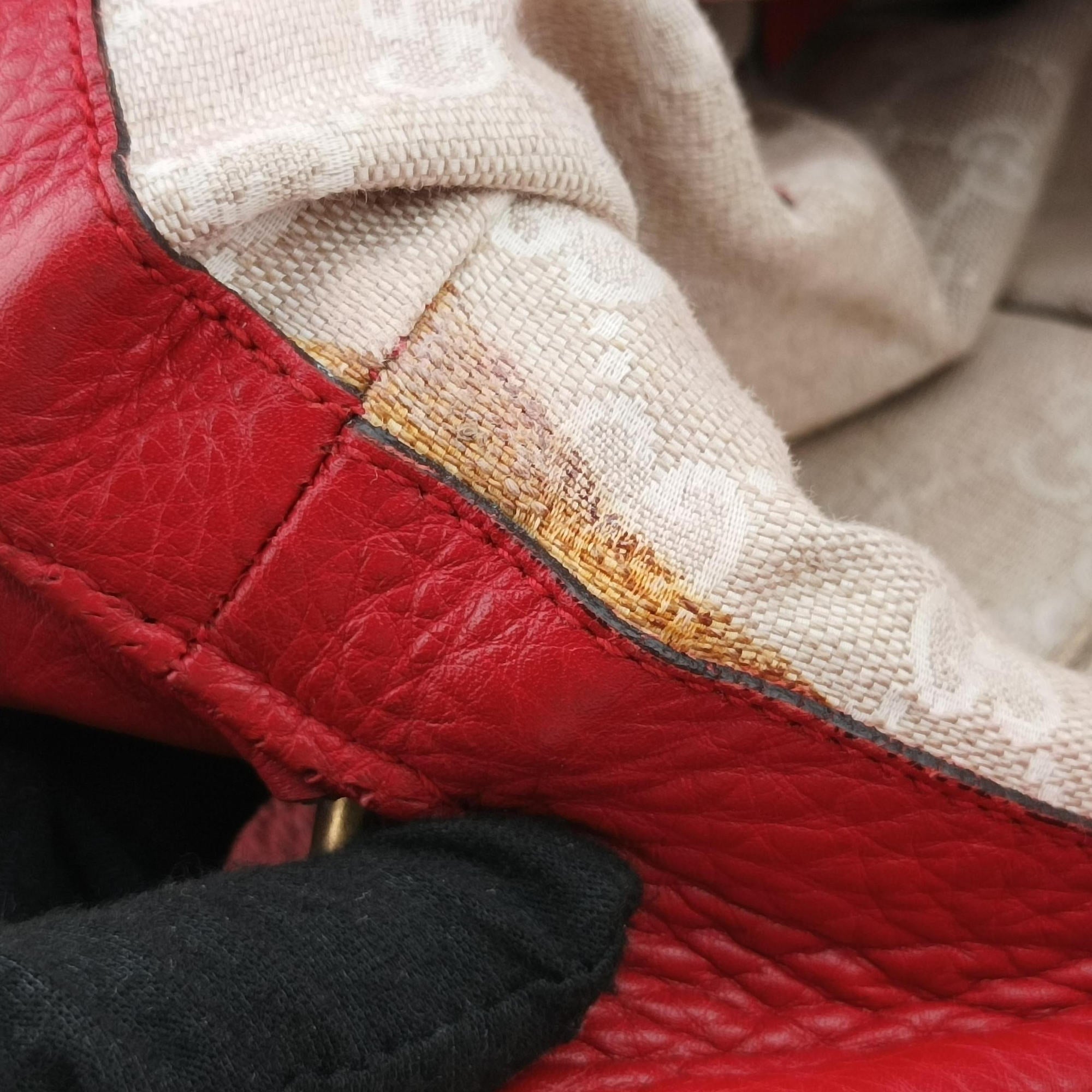 Bamboo Red Leather 282315 E011342032バンブー レッド レザー 282315 E011342032