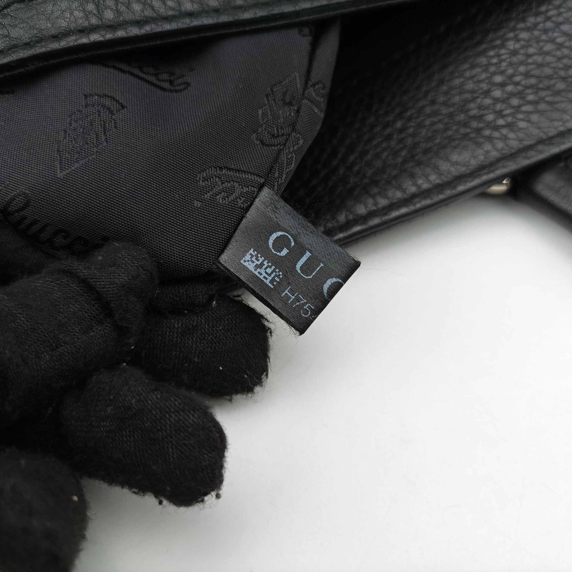 GG Neoprene Techno Tag Black fabric × Leather 241102 H7547429GG ネオプレン シリーズ ブラック ファブリック× レザー 241102 H7547429