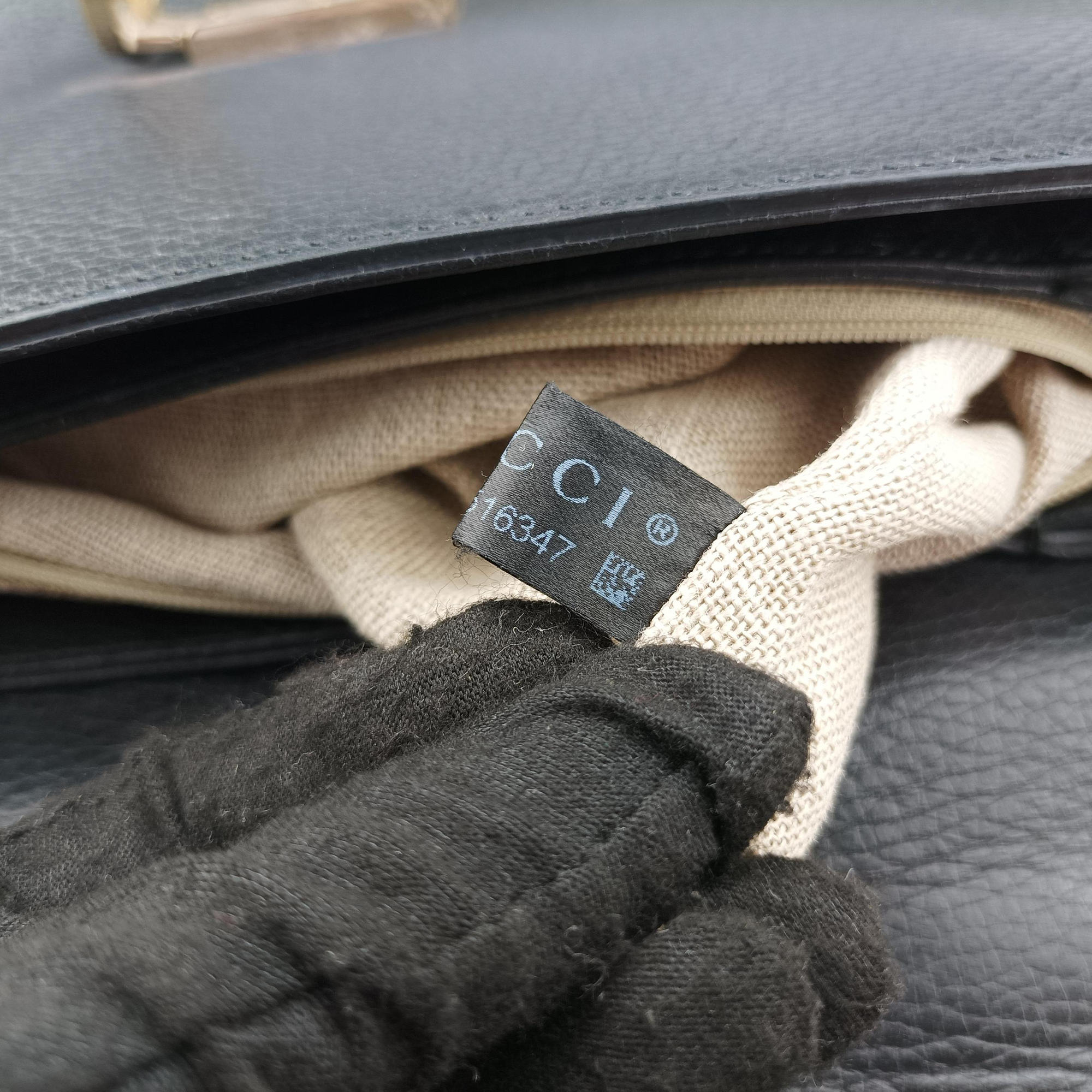 Interlocking G Black Leather 510306 D025516347インターロッキングG ブラック レザー 510306 D025516347