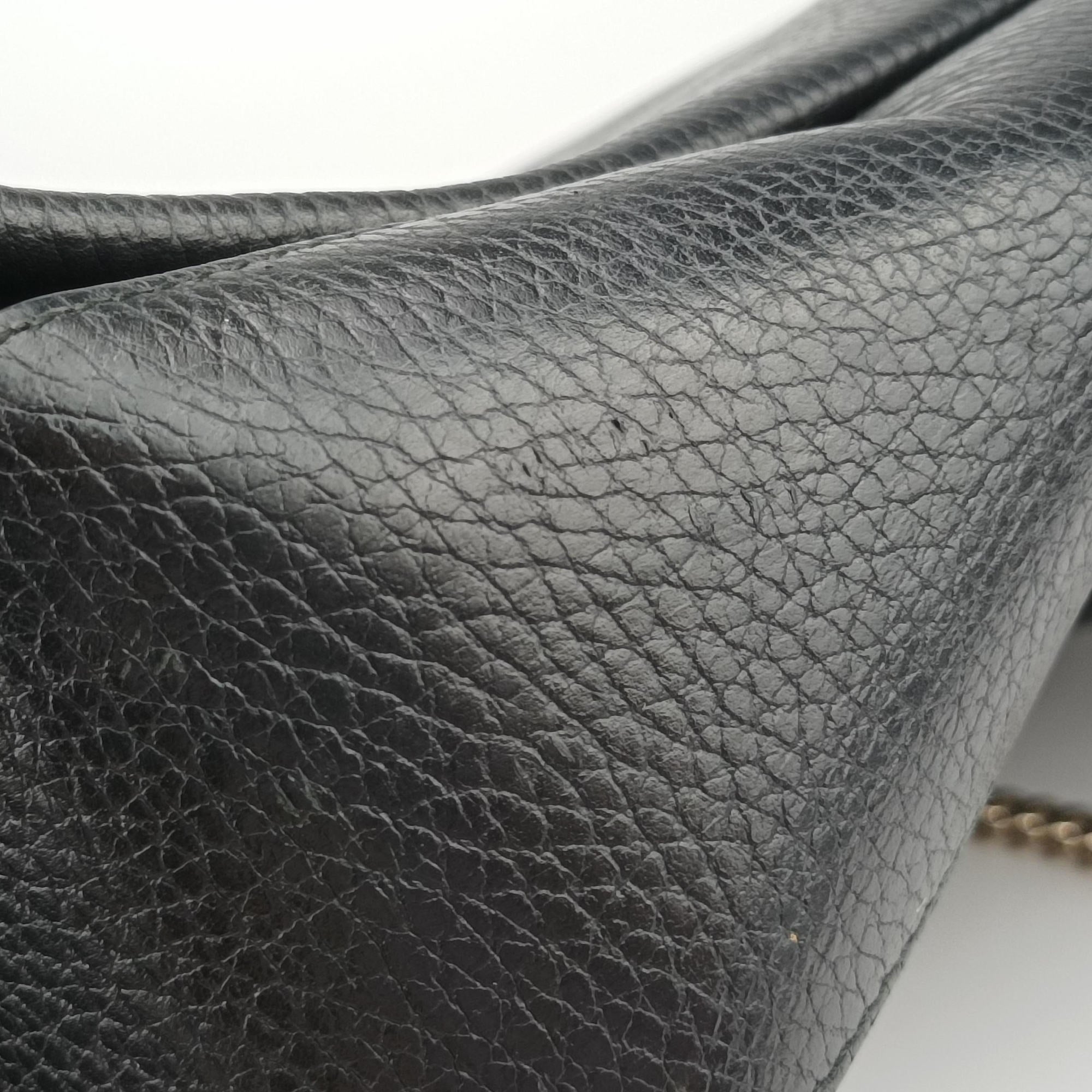 Interlocking G Black Leather 510306 D025516347インターロッキングG ブラック レザー 510306 D025516347