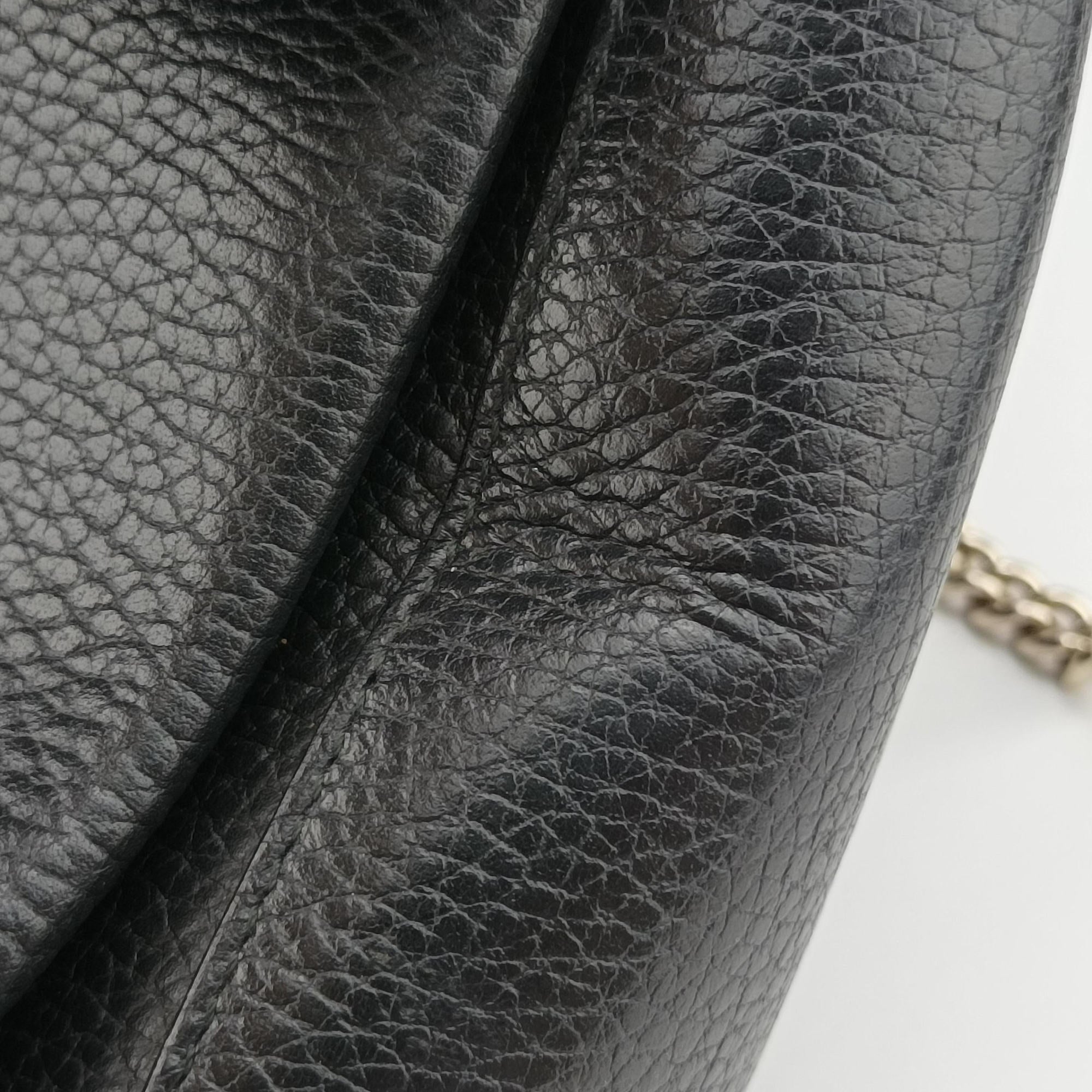 Interlocking G Black Leather 510306 D025516347インターロッキングG ブラック レザー 510306 D025516347