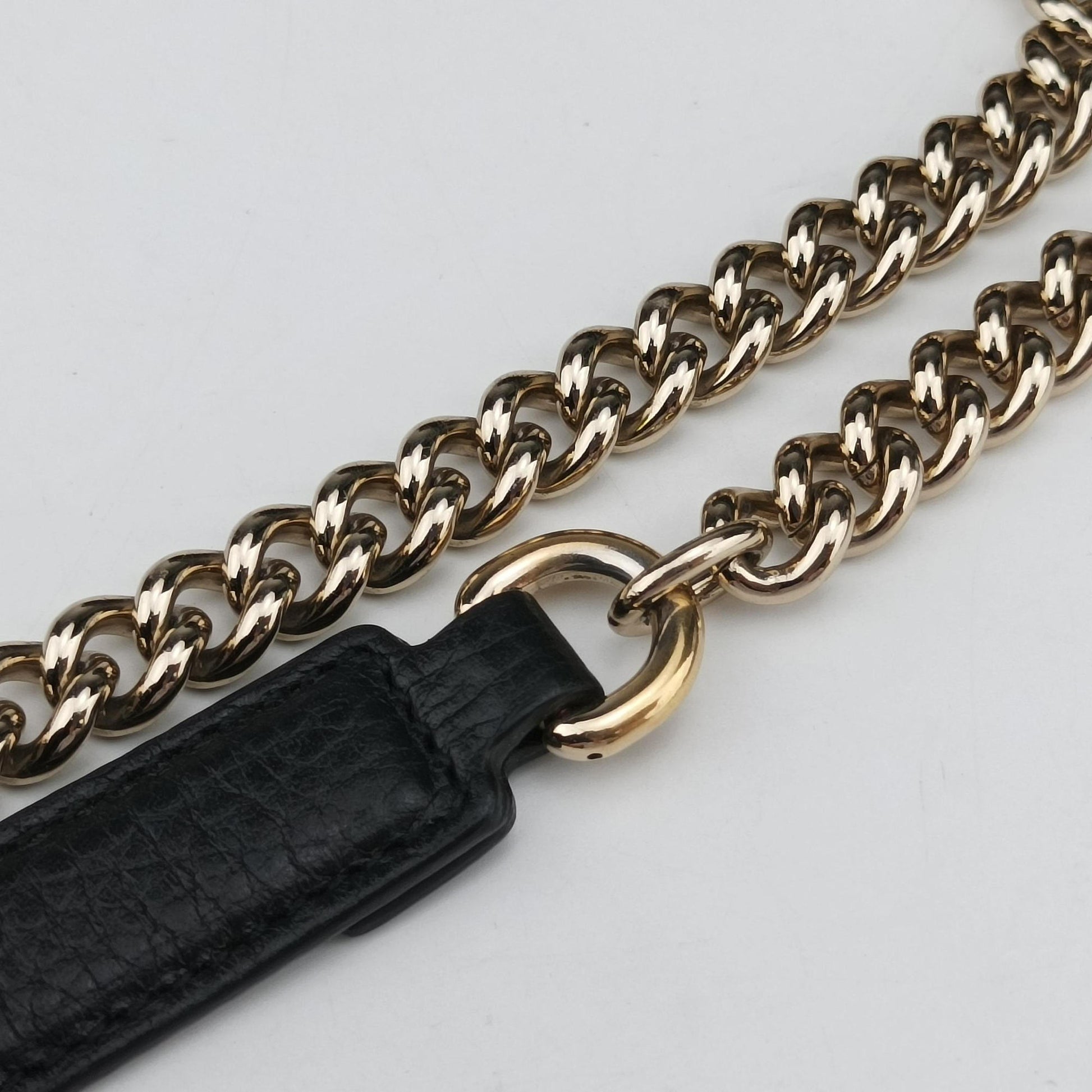 Interlocking G Black Leather 510306 D025516347インターロッキングG ブラック レザー 510306 D025516347