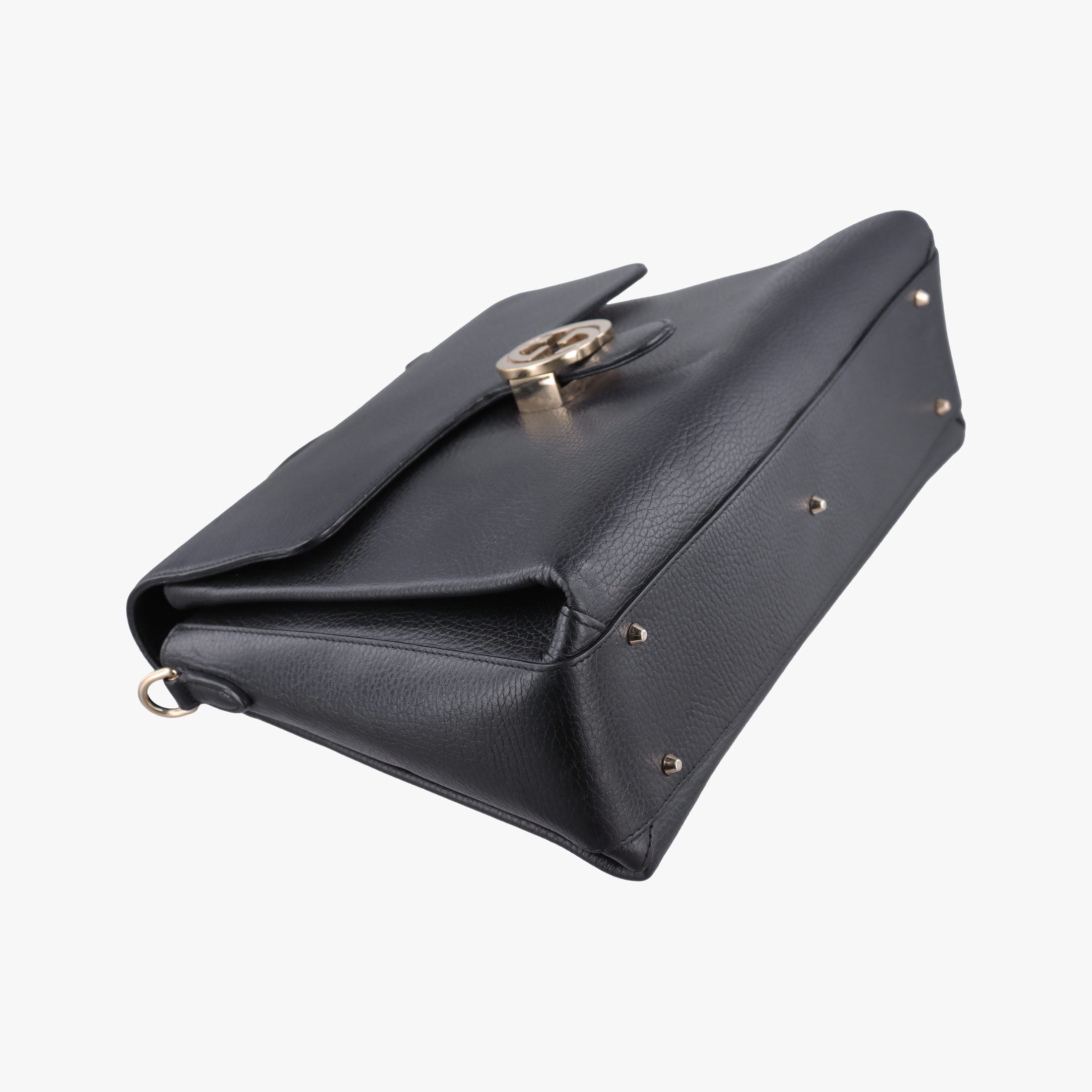 Interlocking G Black Leather 510306 D025516347インターロッキングG ブラック レザー 510306 D025516347