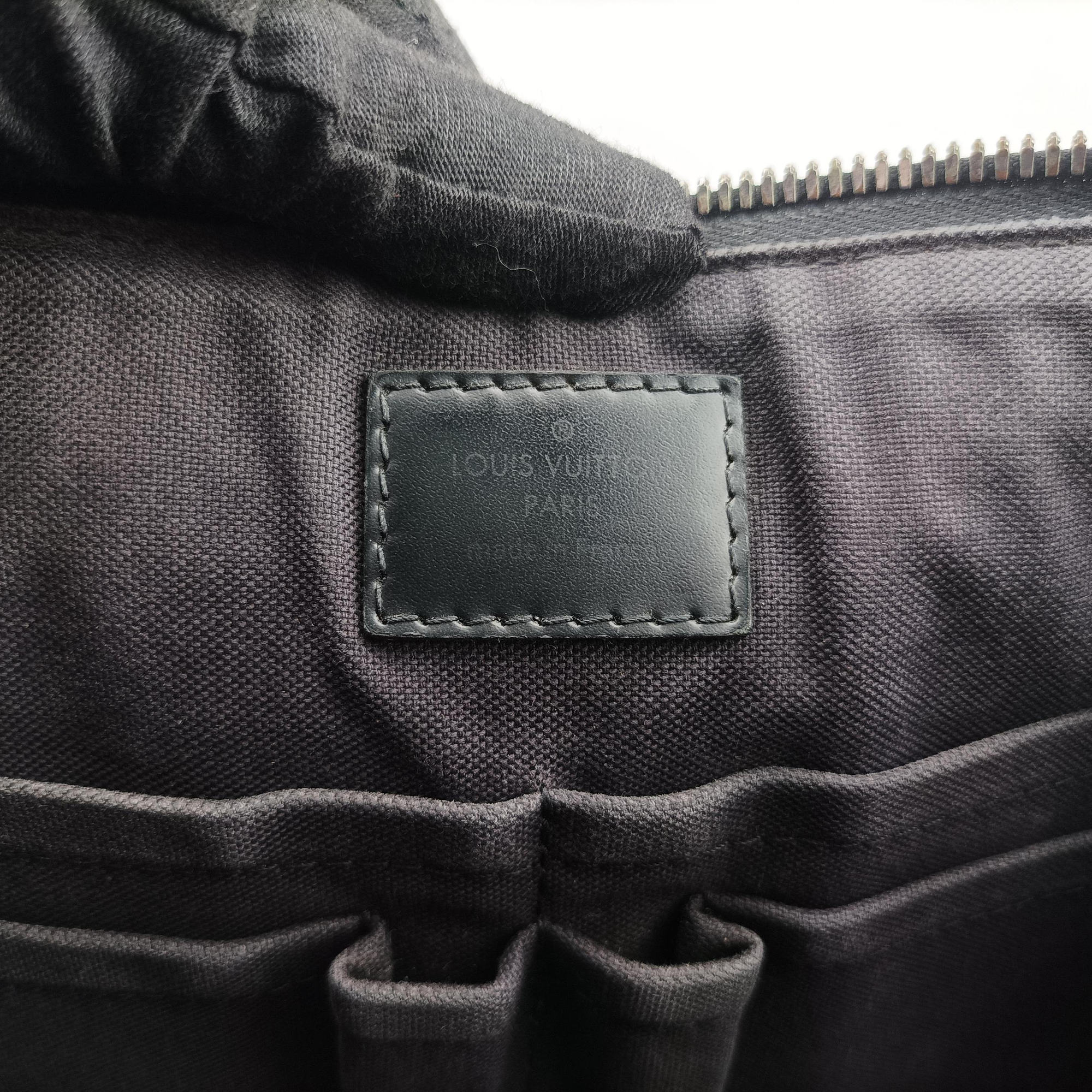 Porte Documents Jour Noir Damier Graphite N48224 SR3143ポルトドキュマン ジュール ノワール ダミエ グラフィット N48224 SR3143