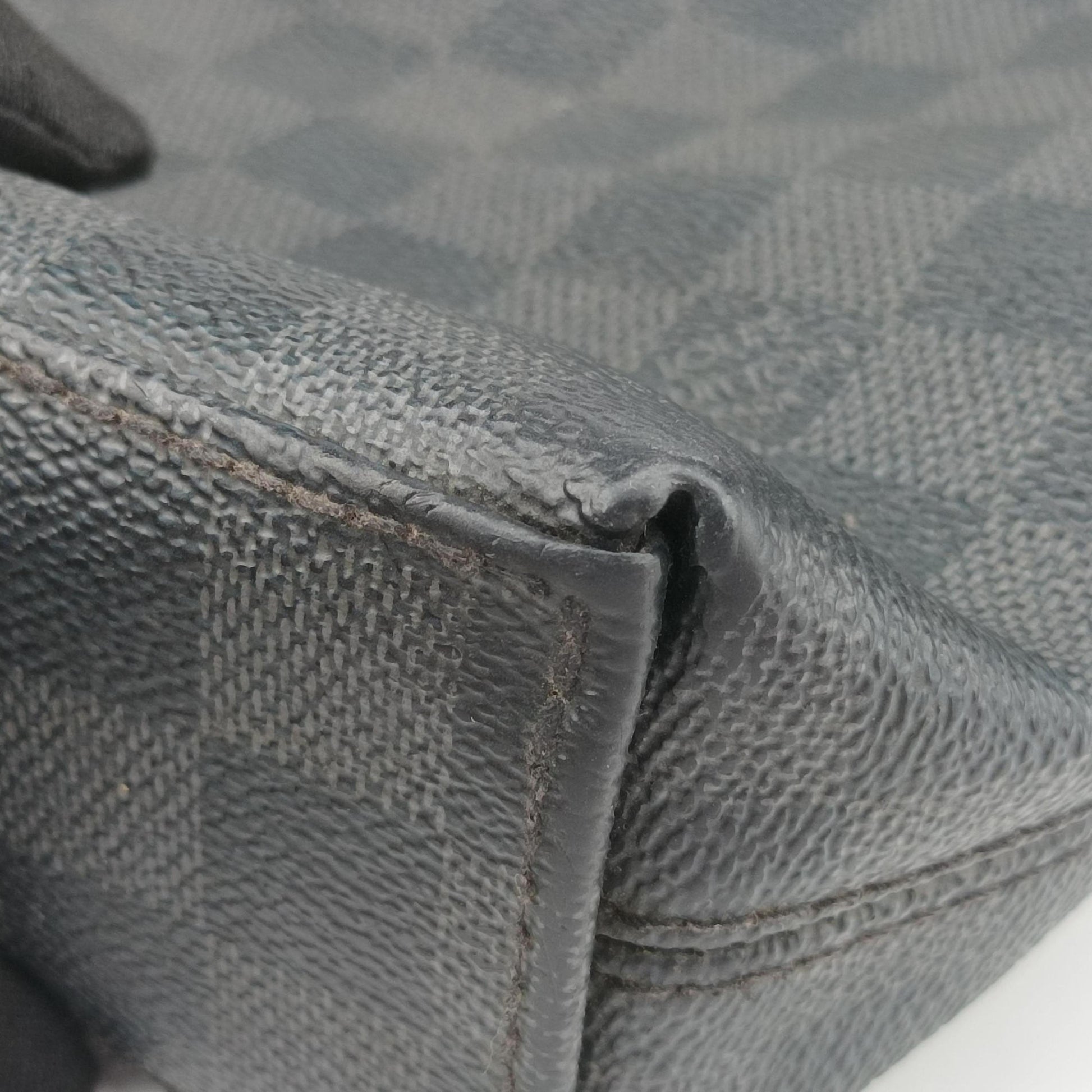 Porte Documents Jour Noir Damier Graphite N48224 SR3143ポルトドキュマン ジュール ノワール ダミエ グラフィット N48224 SR3143