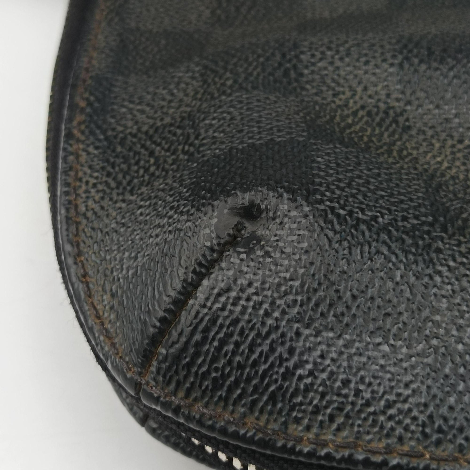 Porte Documents Jour Noir Damier Graphite N48224 SR3143ポルトドキュマン ジュール ノワール ダミエ グラフィット N48224 SR3143
