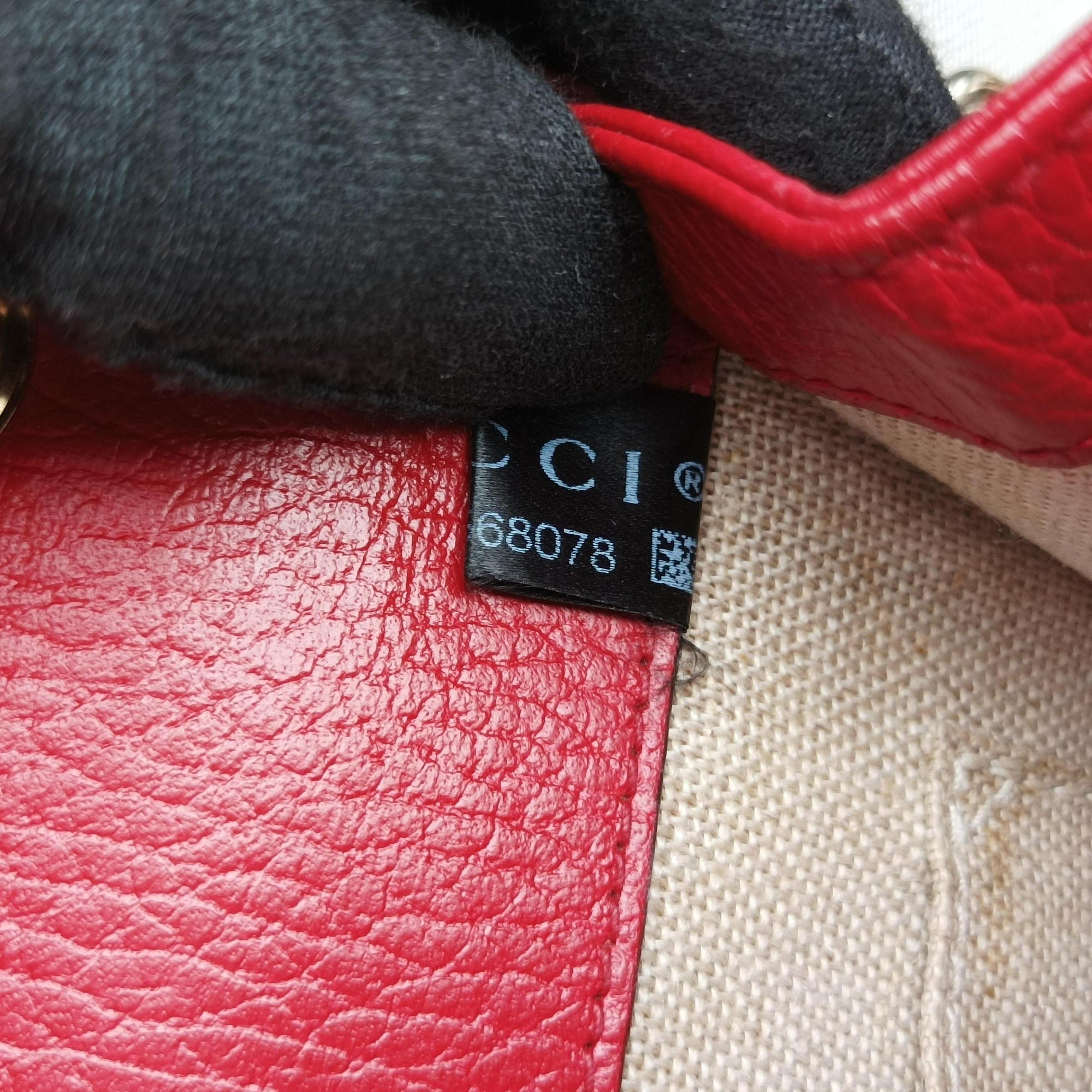 Interlocking G Red Leather 510304 C028568078インターロッキングG レッド レザー 510304 C028568078