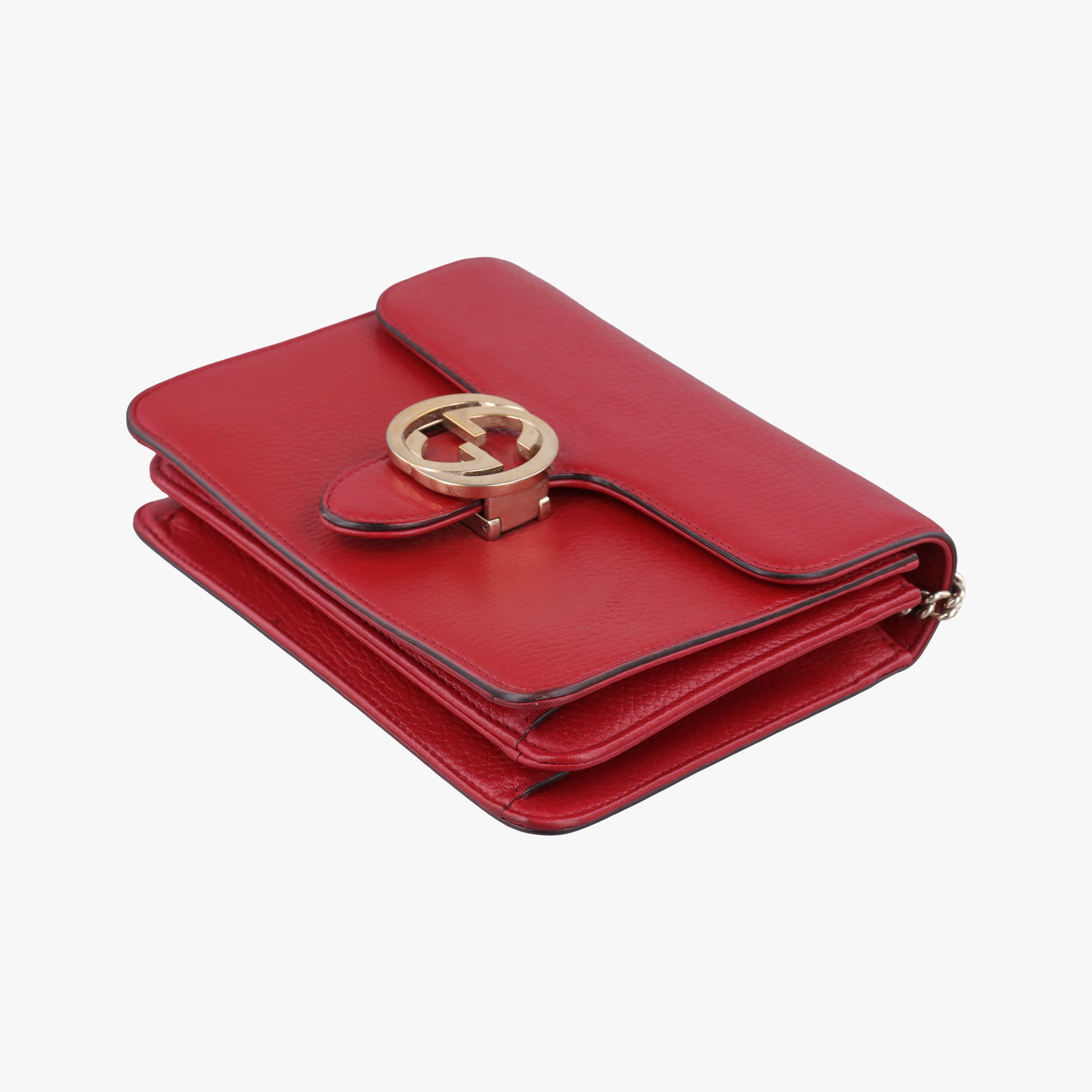 Interlocking G Red Leather 510304 C028568078インターロッキングG レッド レザー 510304 C028568078