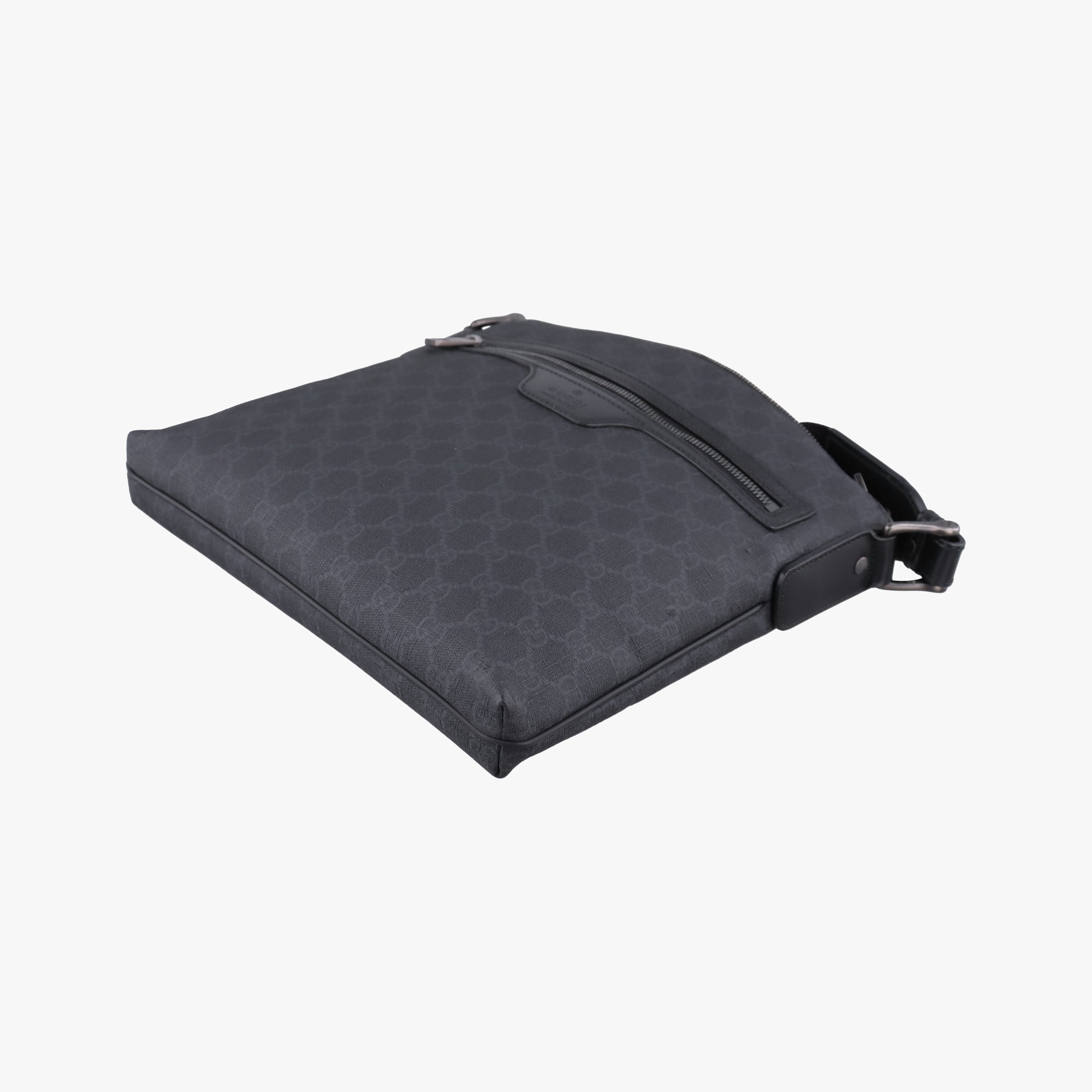 GG Supreme Black PVC coated canvas 322279 C018659644GGスプリーム ブラック PVCコーティングキャンバス 322279 C018659644