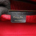 Lady Dior Black lambskin 08-MA-0191レディディオール ブラック ラムスキン 08-MA-0191