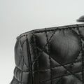 Lady Dior Black lambskin 08-MA-0191レディディオール ブラック ラムスキン 08-MA-0191