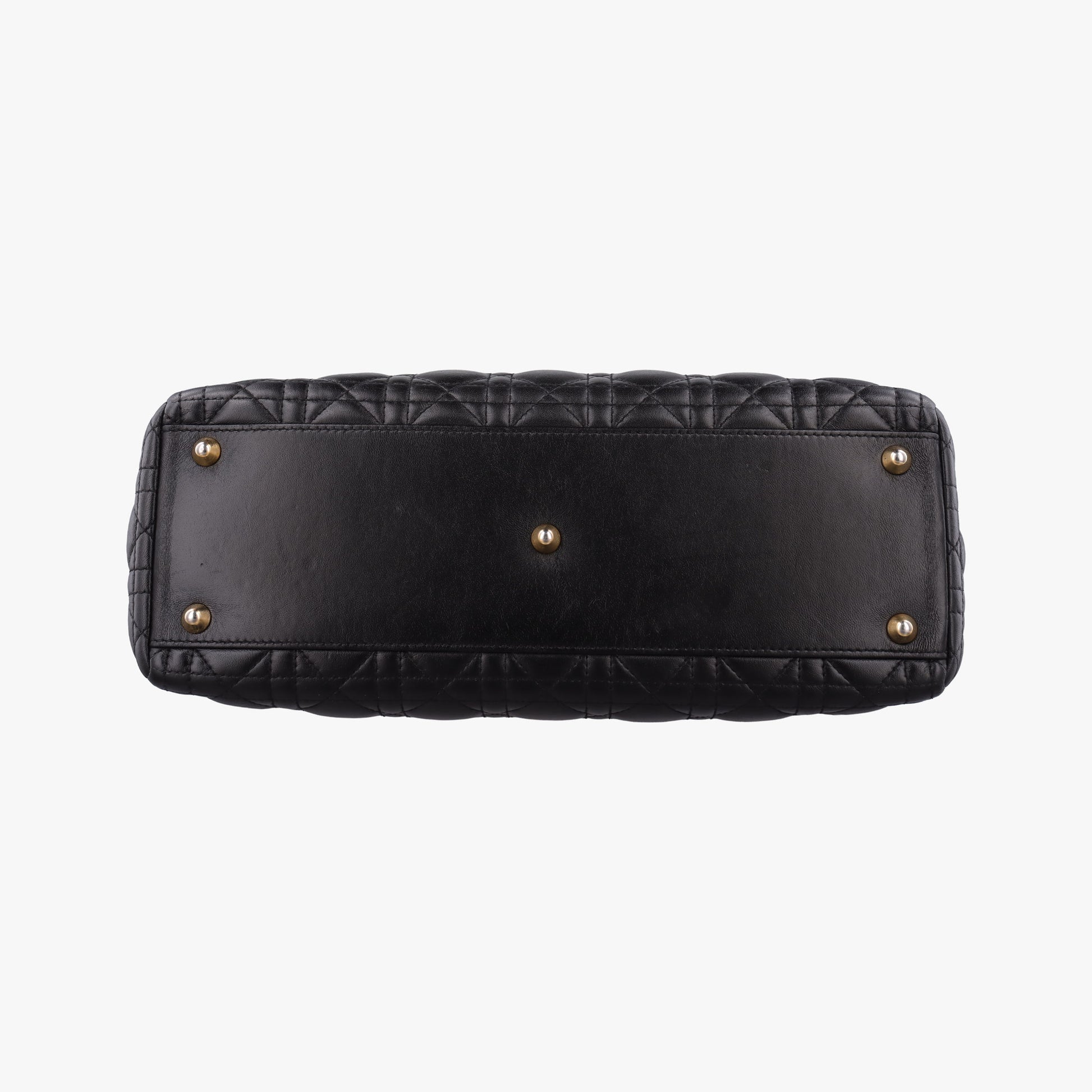 Lady Dior Black lambskin 08-MA-0191レディディオール ブラック ラムスキン 08-MA-0191
