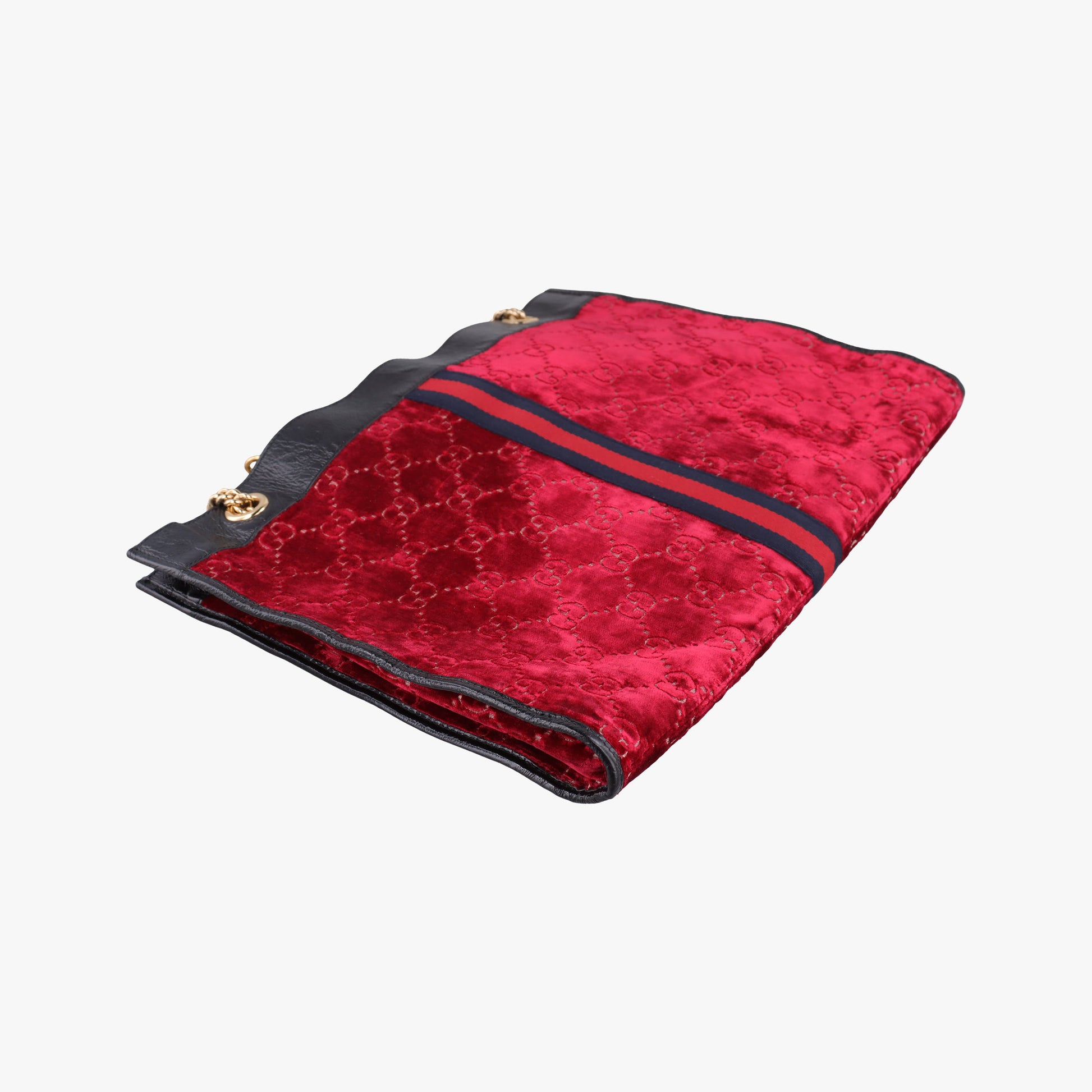 Rajah Red × Black velour × Leather 537219 C027641824ラジャ レッド × ブラック ベロア × レザー 537219 C027641824