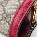 The Hacker Project Horsebit 1955 Beige × Brown × Red PVC coated canvas×Leather 602204 A031672839ホースビット 1955 ベージュ×ブラウン×レッド PVCコーティングキャンバス×レザー 602204 A031672839