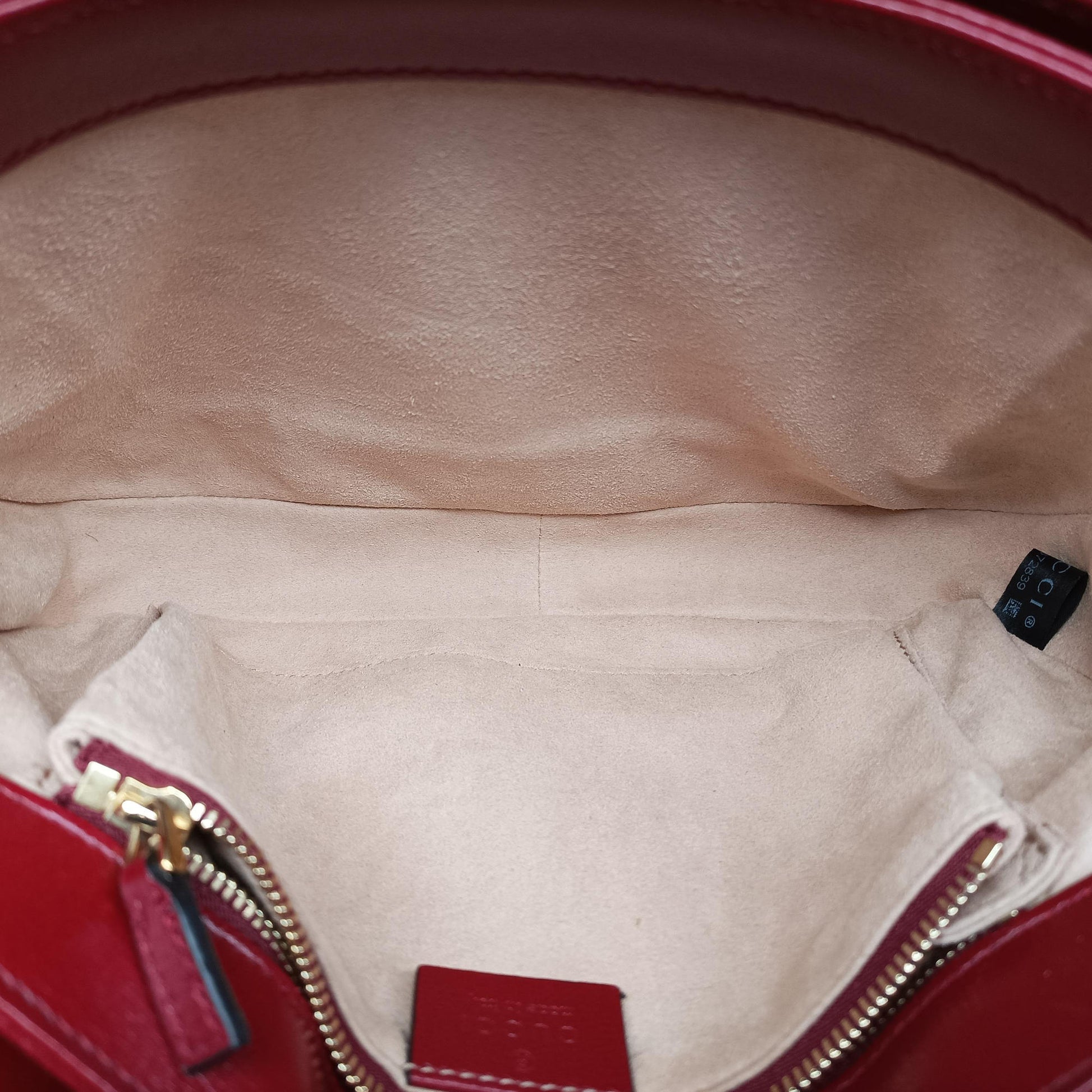 The Hacker Project Horsebit 1955 Beige × Brown × Red PVC coated canvas×Leather 602204 A031672839ホースビット 1955 ベージュ×ブラウン×レッド PVCコーティングキャンバス×レザー 602204 A031672839