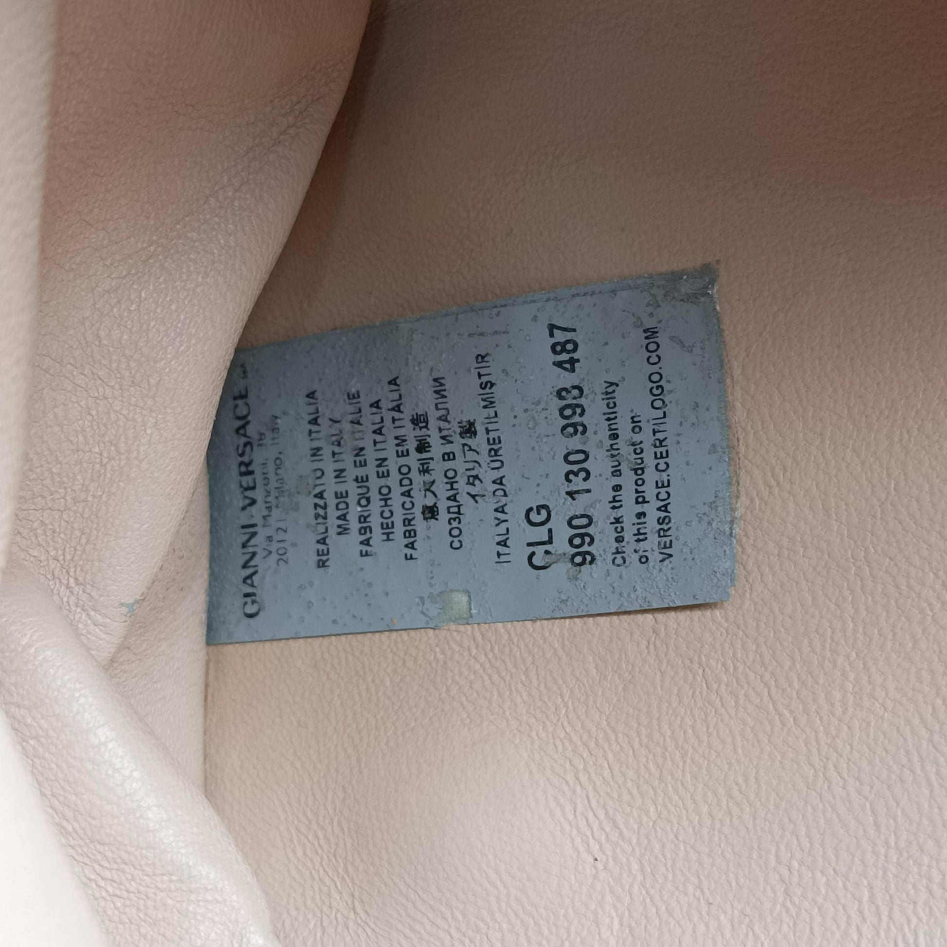 Medusa Palazzo White lambskin 990 130 998 487メデューサ パラッツォ ホワイト ラムスキン 990 130 998 487
