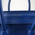 Luggage Mini Shopper Blue Suede × Leather S-ZP-1101ラゲージミニショッパー ブルー スエード × レザー S-ZP-1101