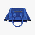 Luggage Mini Shopper Blue Suede × Leather S-ZP-1101ラゲージミニショッパー ブルー スエード × レザー S-ZP-1101