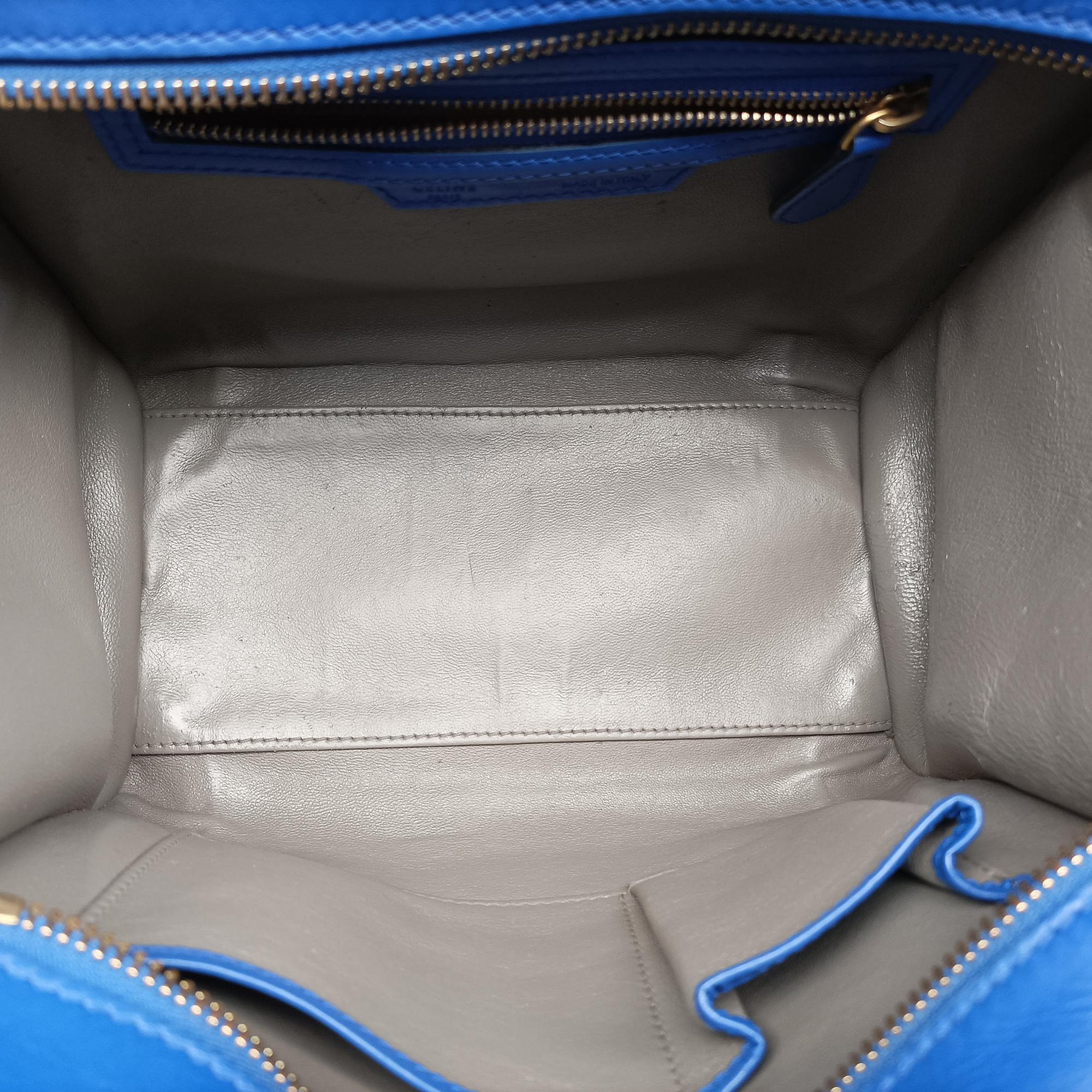 Luggage Mini Shopper Blue Suede × Leather S-ZP-1101ラゲージミニショッパー ブルー スエード × レザー S-ZP-1101