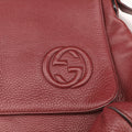 Interlocking G Logo Soho Messenger Burgundy Leather 322056 A014619425インターロッキングG ソーホー メッセンジャー ワインレッド レザー 322056 A014619425