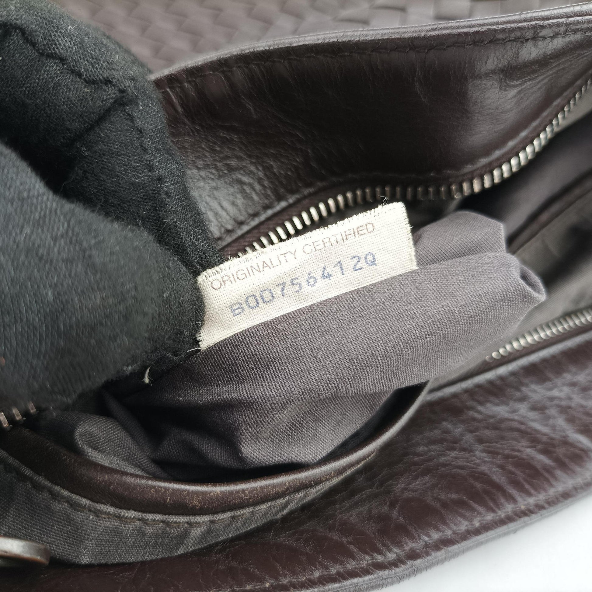 Intrecciato Brown lambskin B00756412Qイントレチャート ブラウン ラムスキン B00756412Q