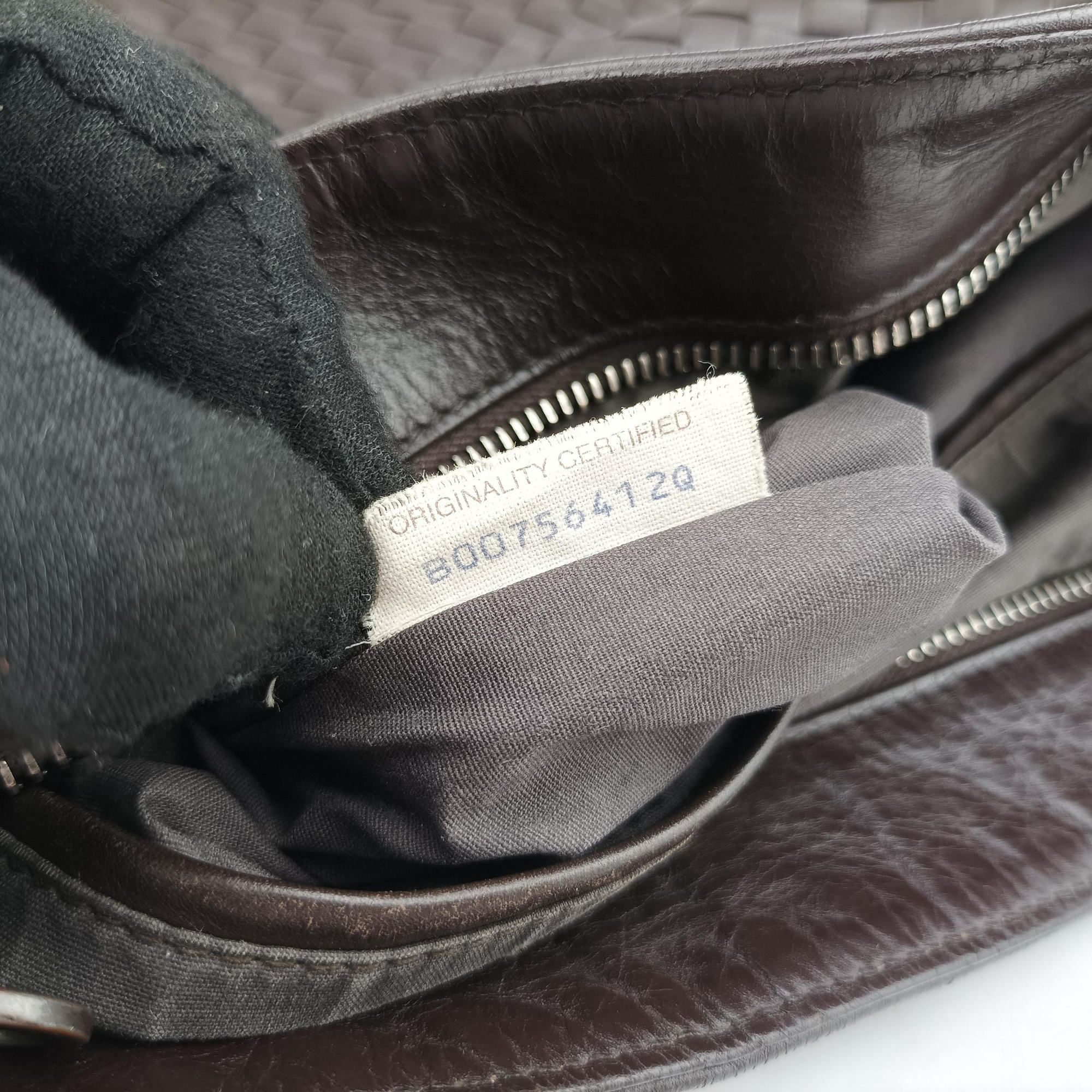 Intrecciato Brown lambskin B00756412Qイントレチャート ブラウン ラムスキン B00756412Q
