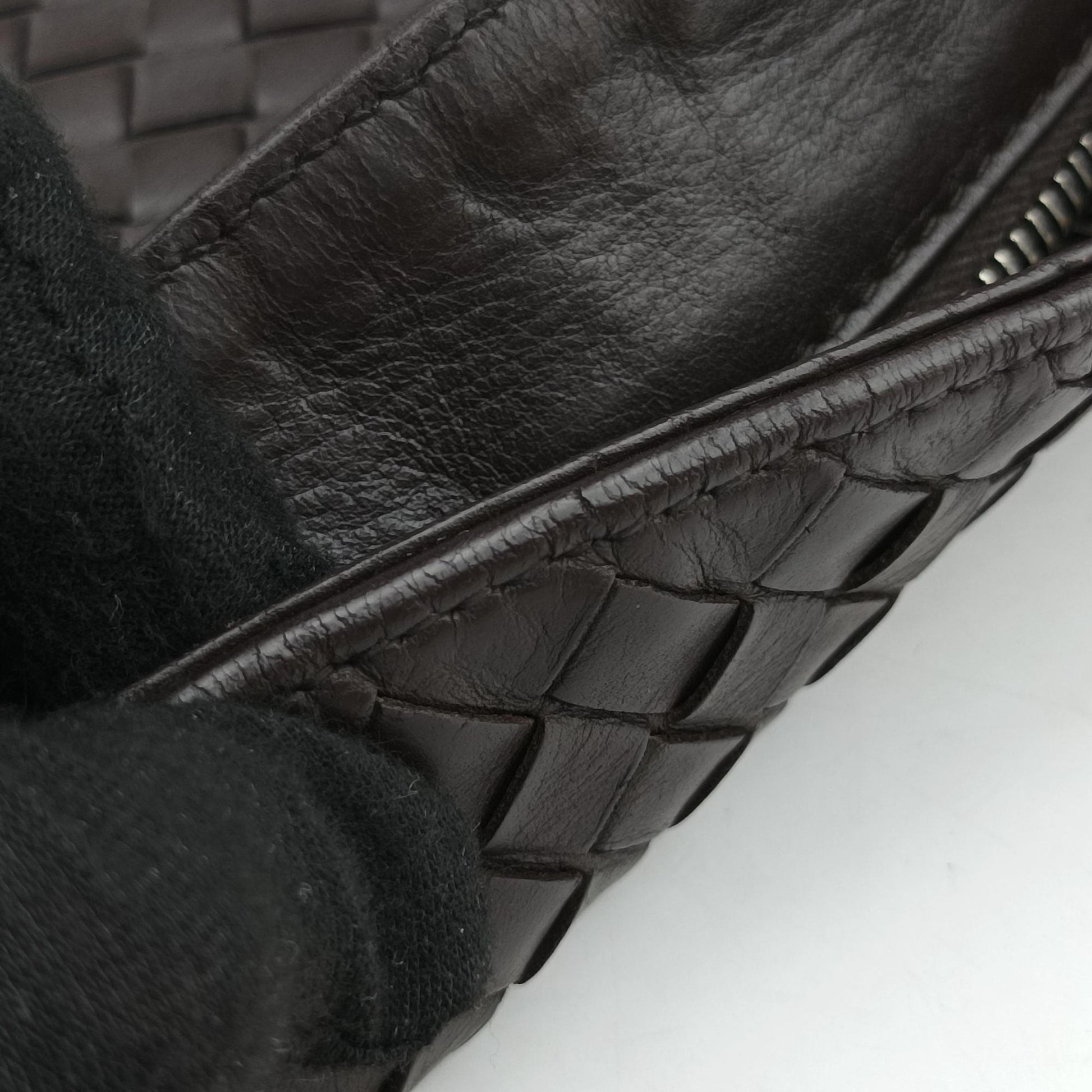 Intrecciato Brown lambskin B00756412Qイントレチャート ブラウン ラムスキン B00756412Q