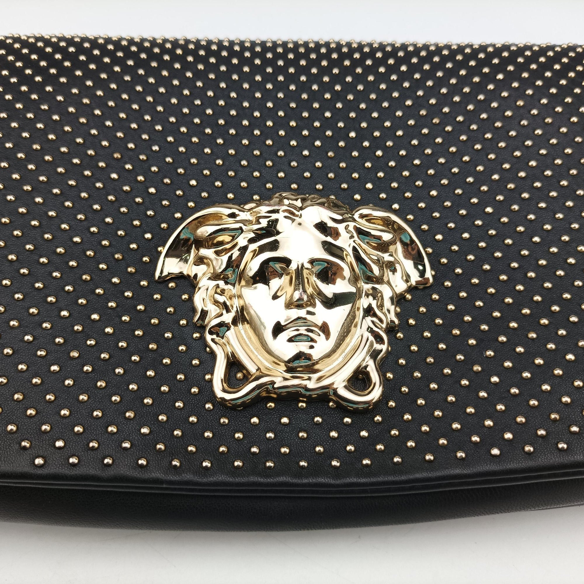 La Medusa Black Leather CLG 187 204 720 965ラ メデューサ ブラック レザー CLG 187 204 720 965