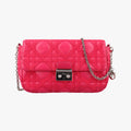 Miss Dior CANNAGE New Lock Rose lambskin 12-MA-1123ミス ディオール カナージュ ニューロック ローズ レッド ラムスキン 12-MA-1123