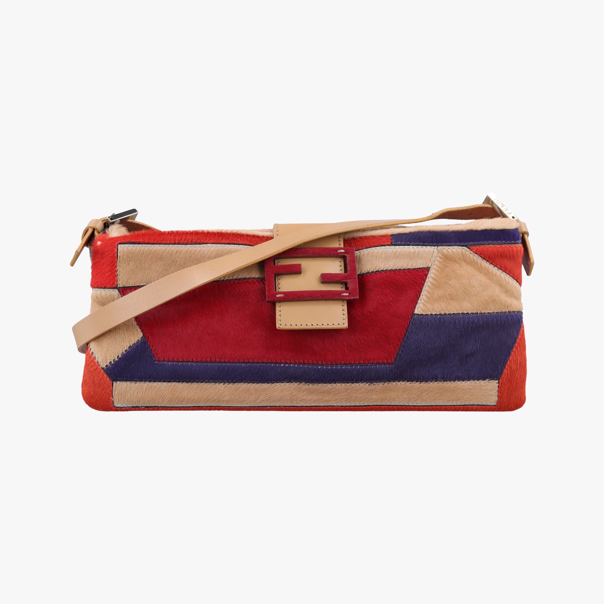 Color Block Baguette MultiColor ponyhair 26685 2373 26685 009カラーブロック バゲット マルチカラー ハラコ 26685 2373 26685 009