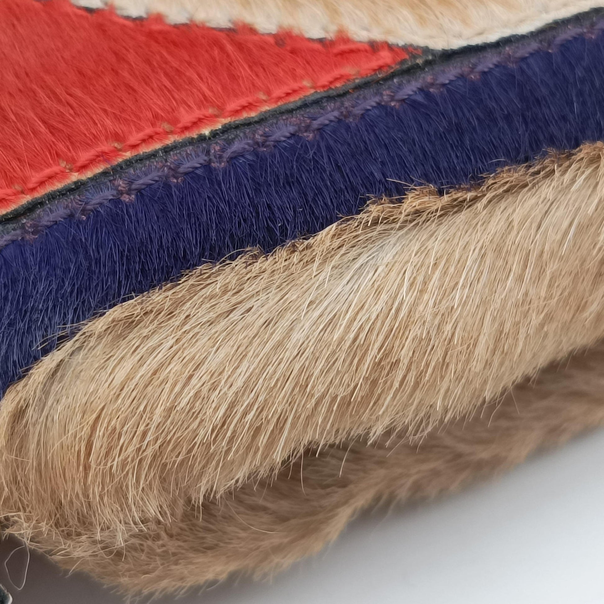 Color Block Baguette MultiColor ponyhair 26685 2373 26685 009カラーブロック バゲット マルチカラー ハラコ 26685 2373 26685 009