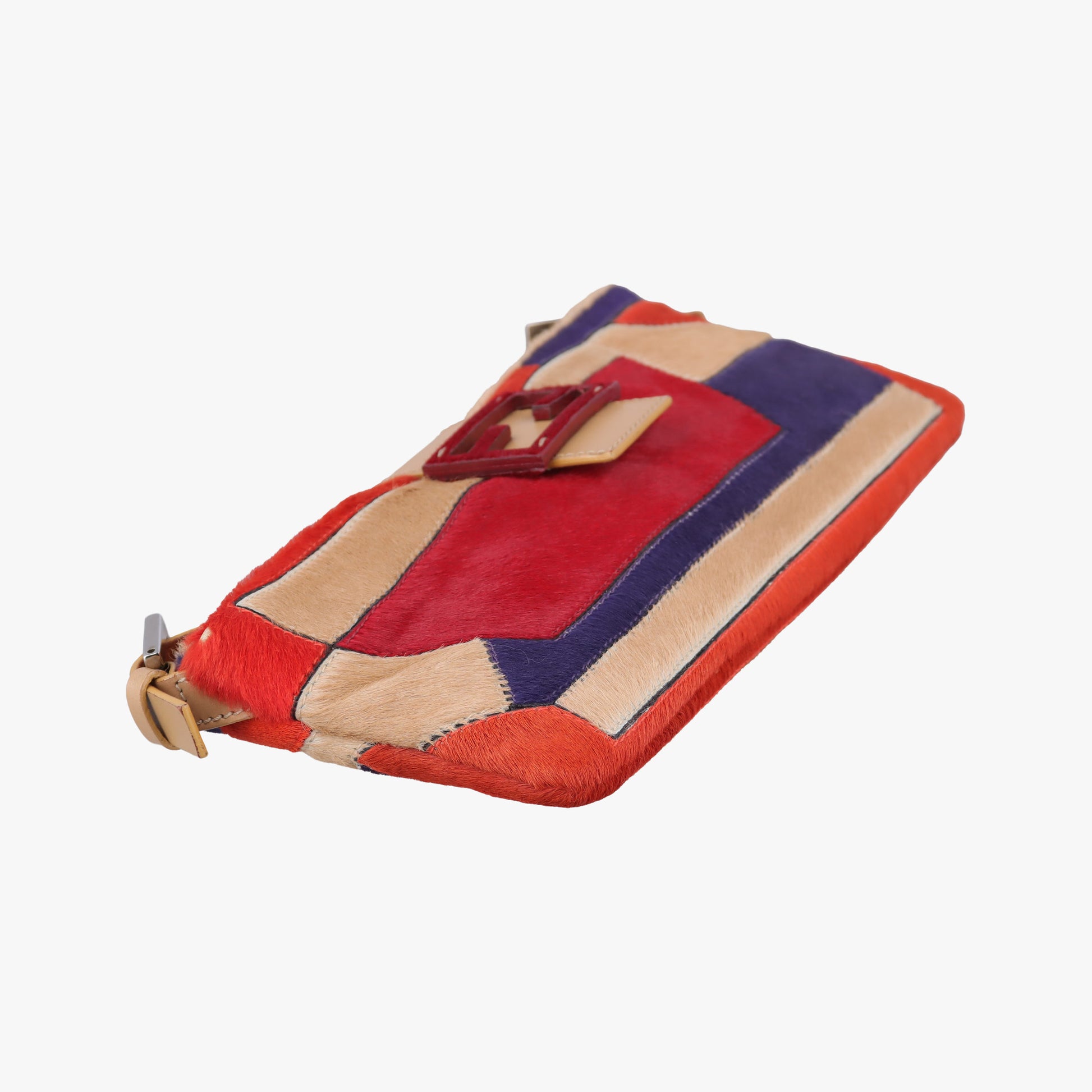 Color Block Baguette MultiColor ponyhair 26685 2373 26685 009カラーブロック バゲット マルチカラー ハラコ 26685 2373 26685 009