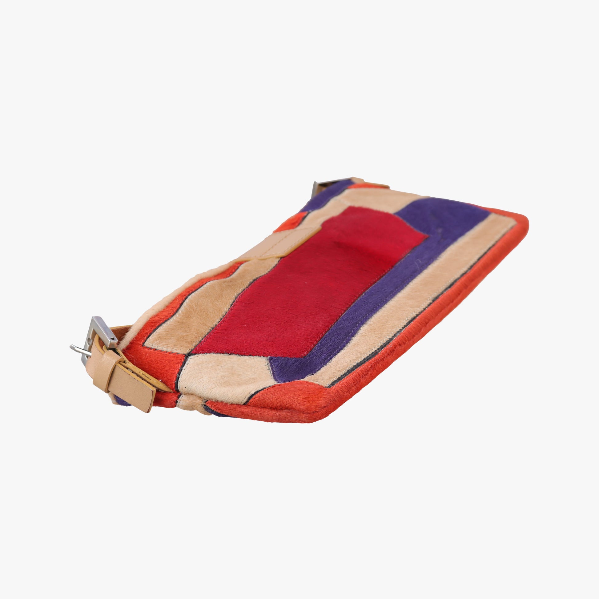 Color Block Baguette MultiColor ponyhair 26685 2373 26685 009カラーブロック バゲット マルチカラー ハラコ 26685 2373 26685 009