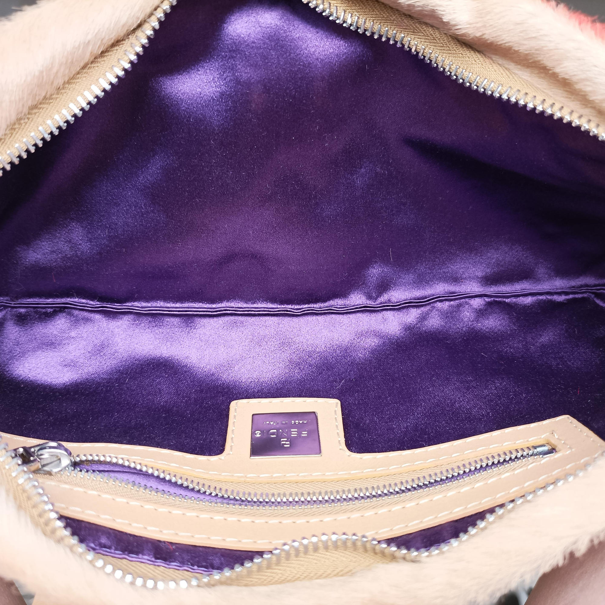 Color Block Baguette MultiColor ponyhair 26685 2373 26685 009カラーブロック バゲット マルチカラー ハラコ 26685 2373 26685 009