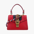 Sylvie Red×navy Leather 470270 B021588884シルヴィ レッド×ネイビー レザー 470270 B021588884