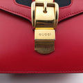 Sylvie Red×navy Leather 470270 B021588884シルヴィ レッド×ネイビー レザー 470270 B021588884