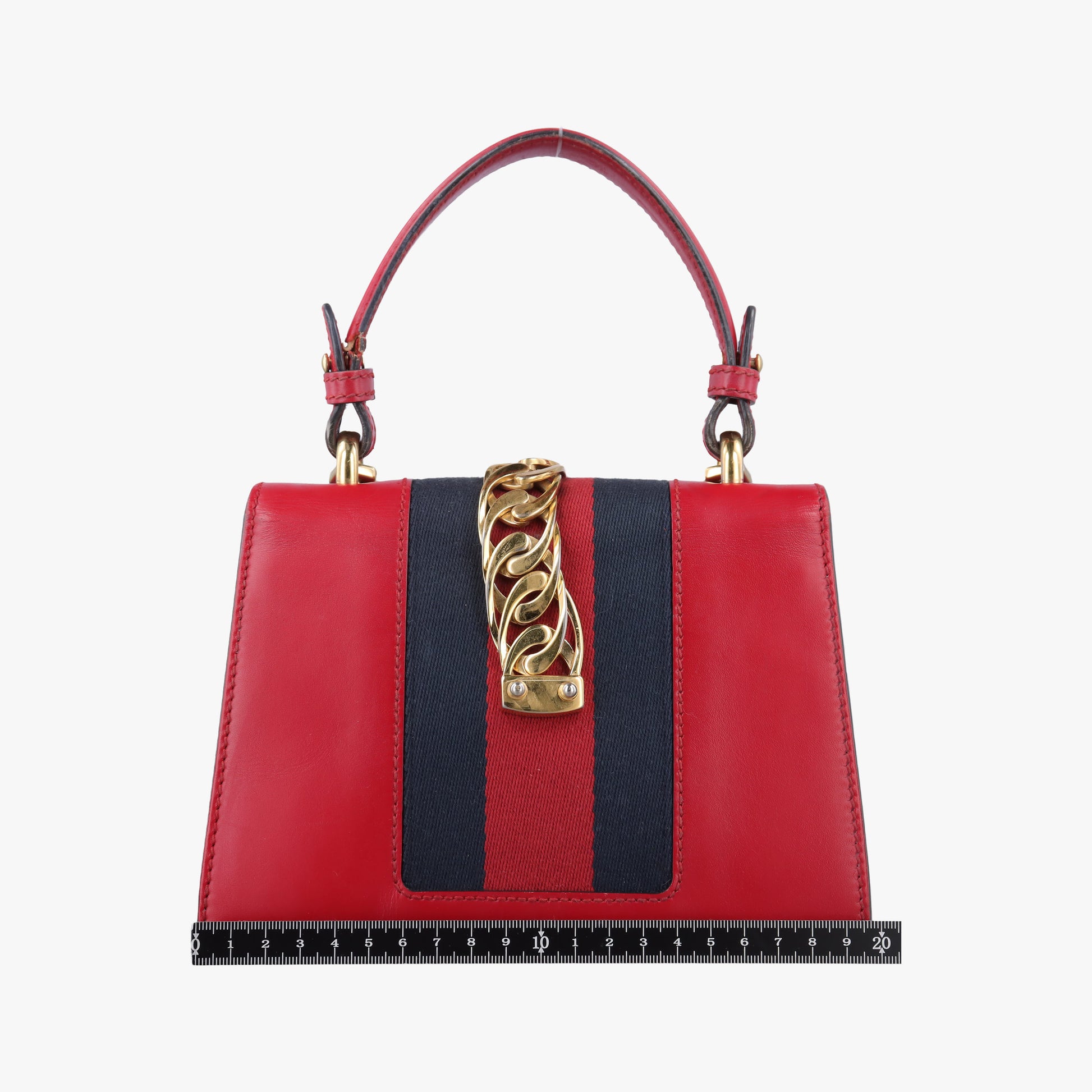 Sylvie Red×navy Leather 470270 B021588884シルヴィ レッド×ネイビー レザー 470270 B021588884