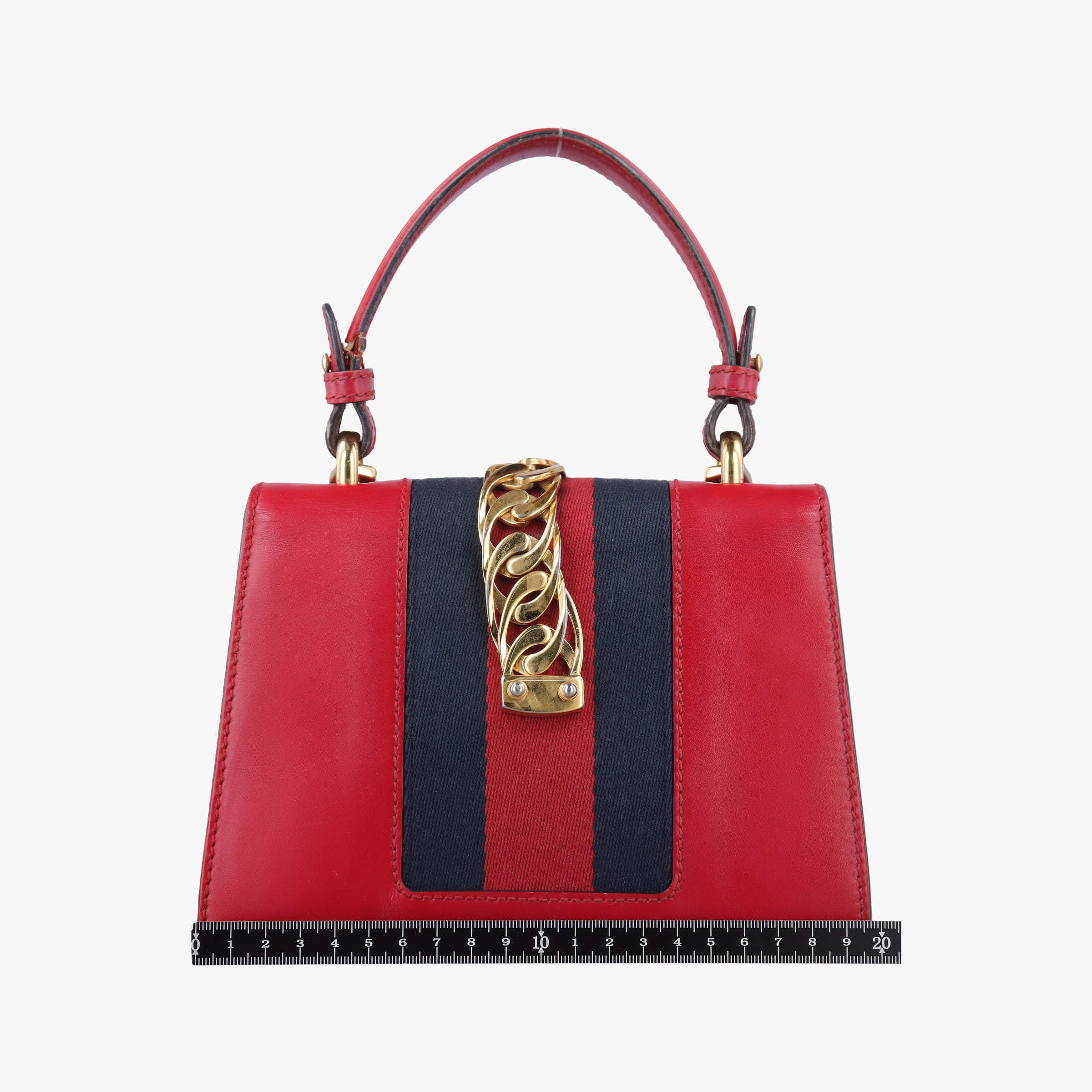 Sylvie Red×navy Leather 470270 B021588884シルヴィ レッド×ネイビー レザー 470270 B021588884
