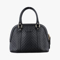 Microguccissima Black Leather 449654 Lot number unknownマイクログッチシマ ブラック レザー 449654 製番不明