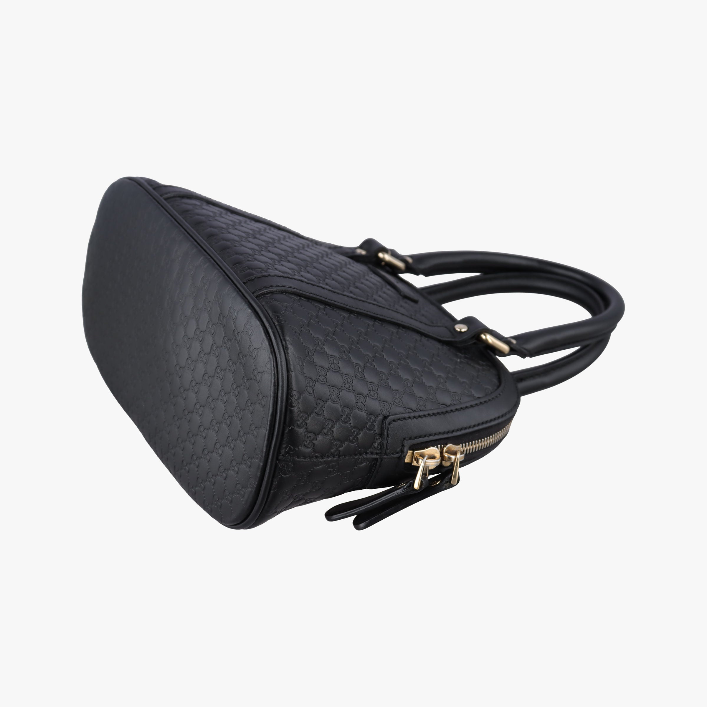 Microguccissima Black Leather 449654 Lot number unknownマイクログッチシマ ブラック レザー 449654 製番不明